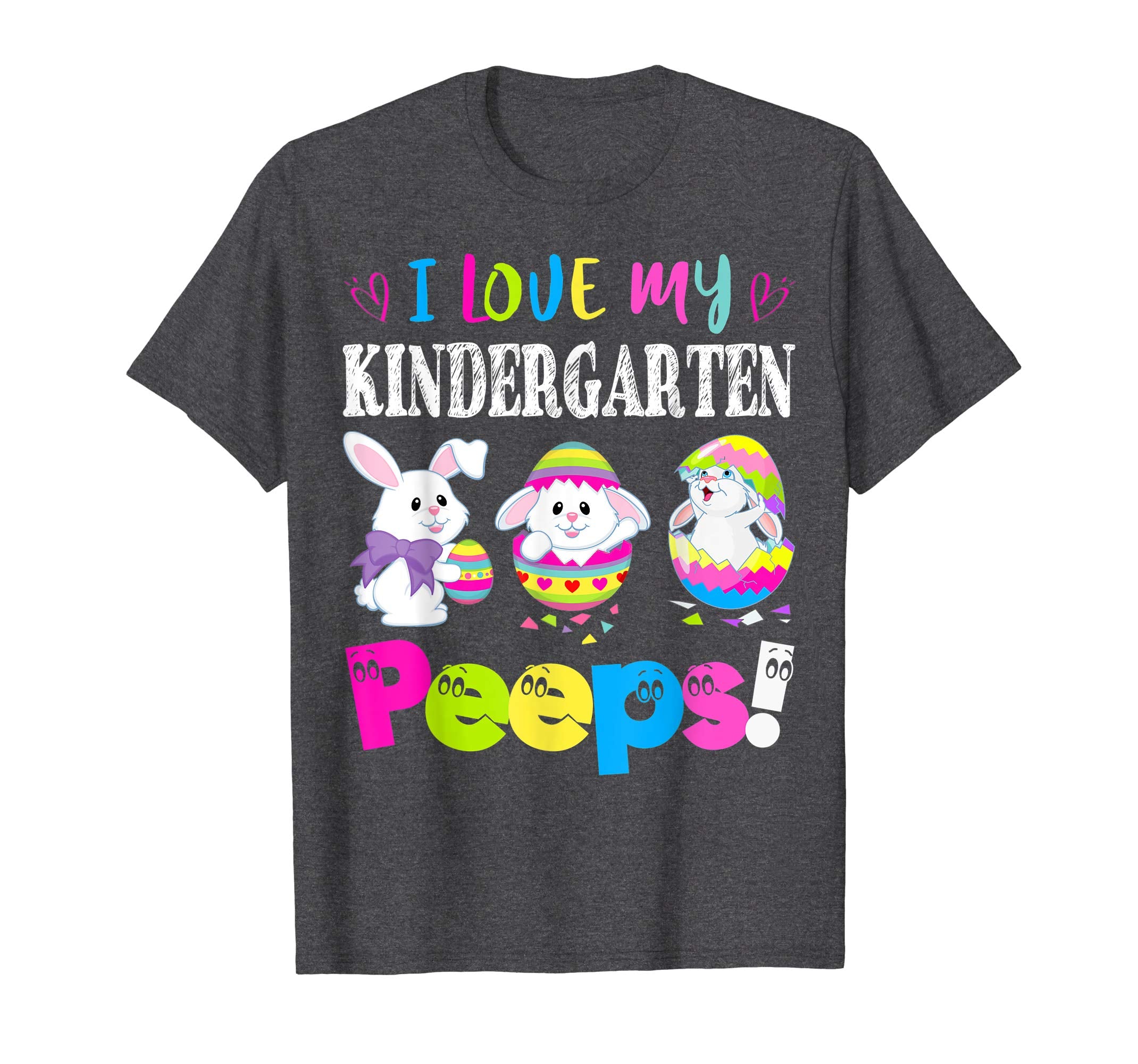 I Love My Kindergarten Peeps Easter Bunny Gift T-Shirt