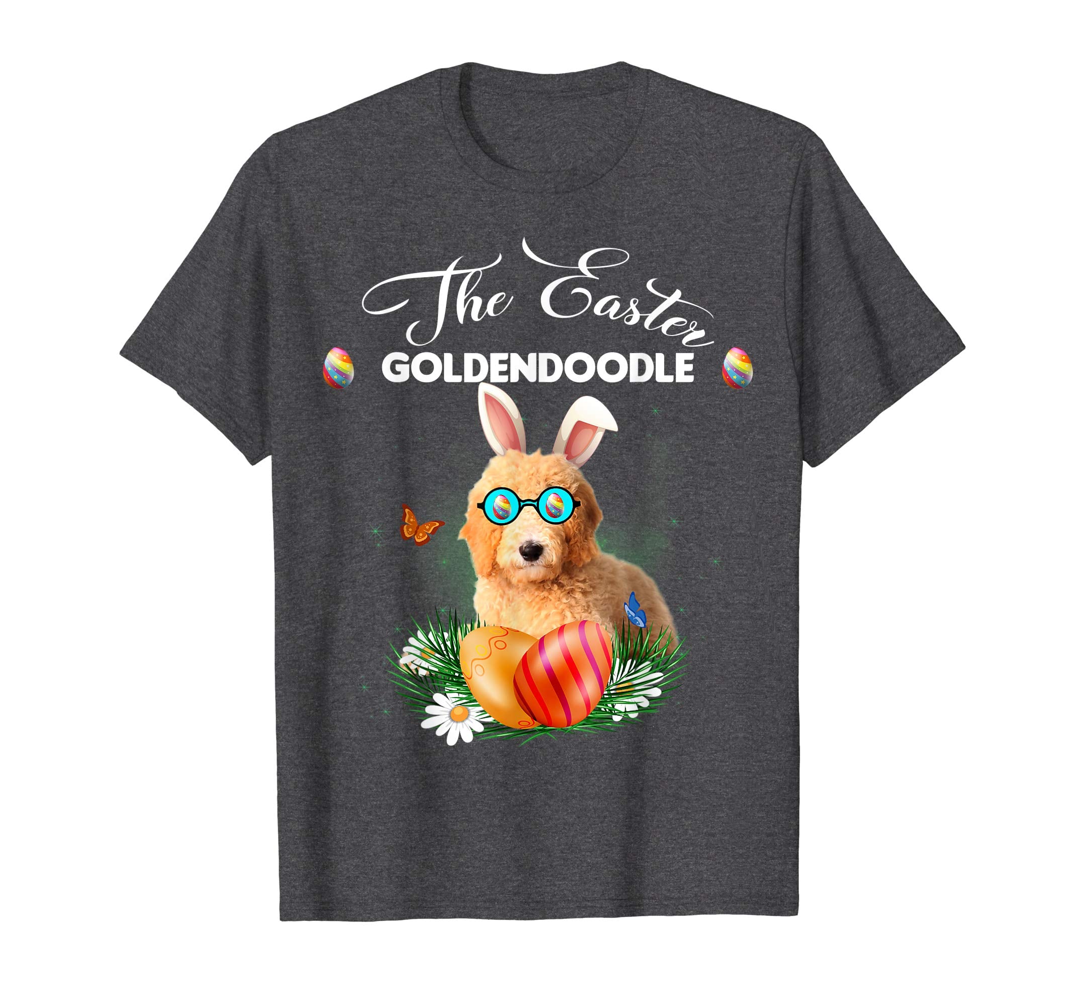 Goldendoodle Bunny Easter Day Dog Gifts T-Shirt