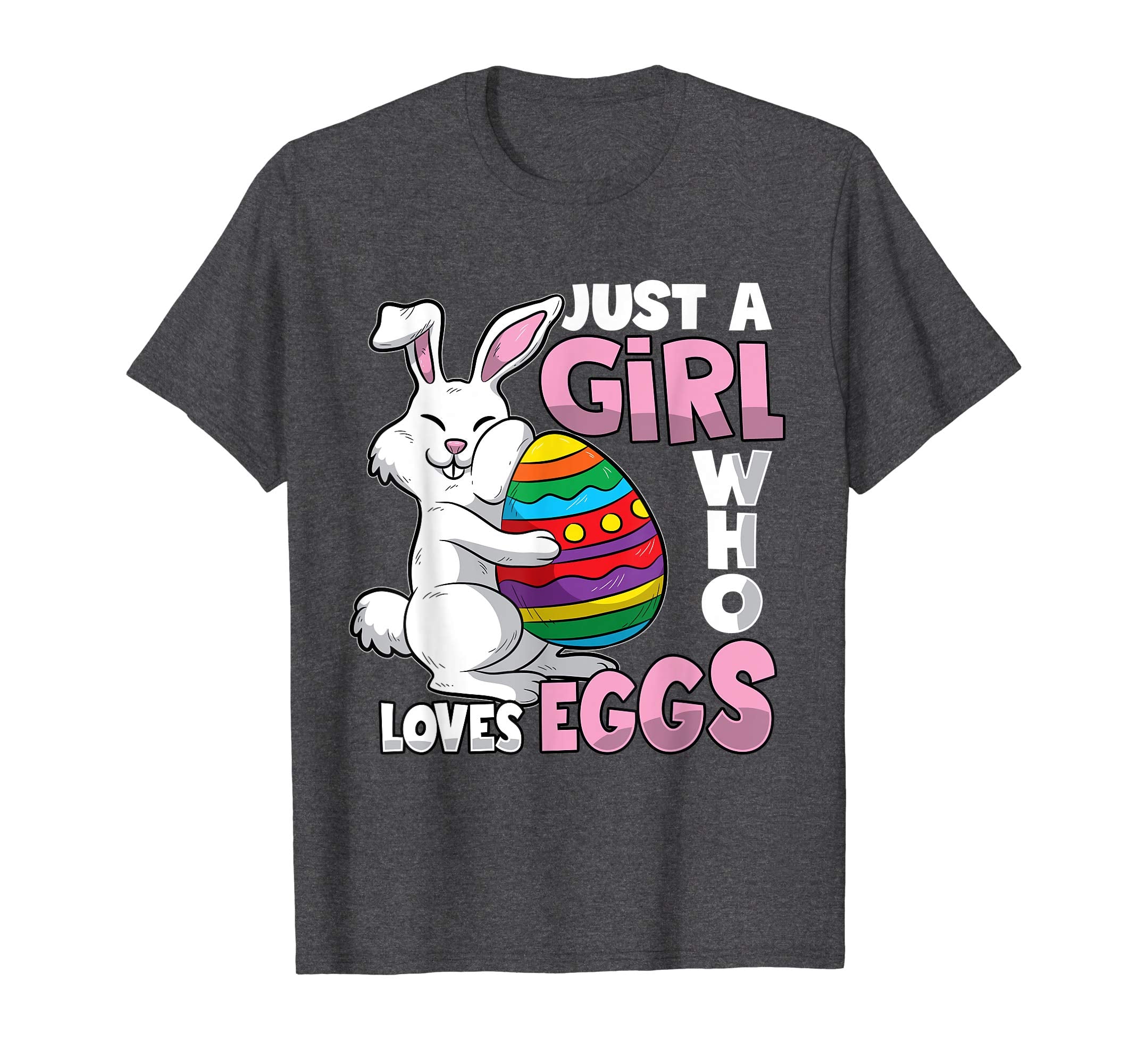 Easter Egg Hunt Girl T-shirt Cute Girls Teens Women Gift
