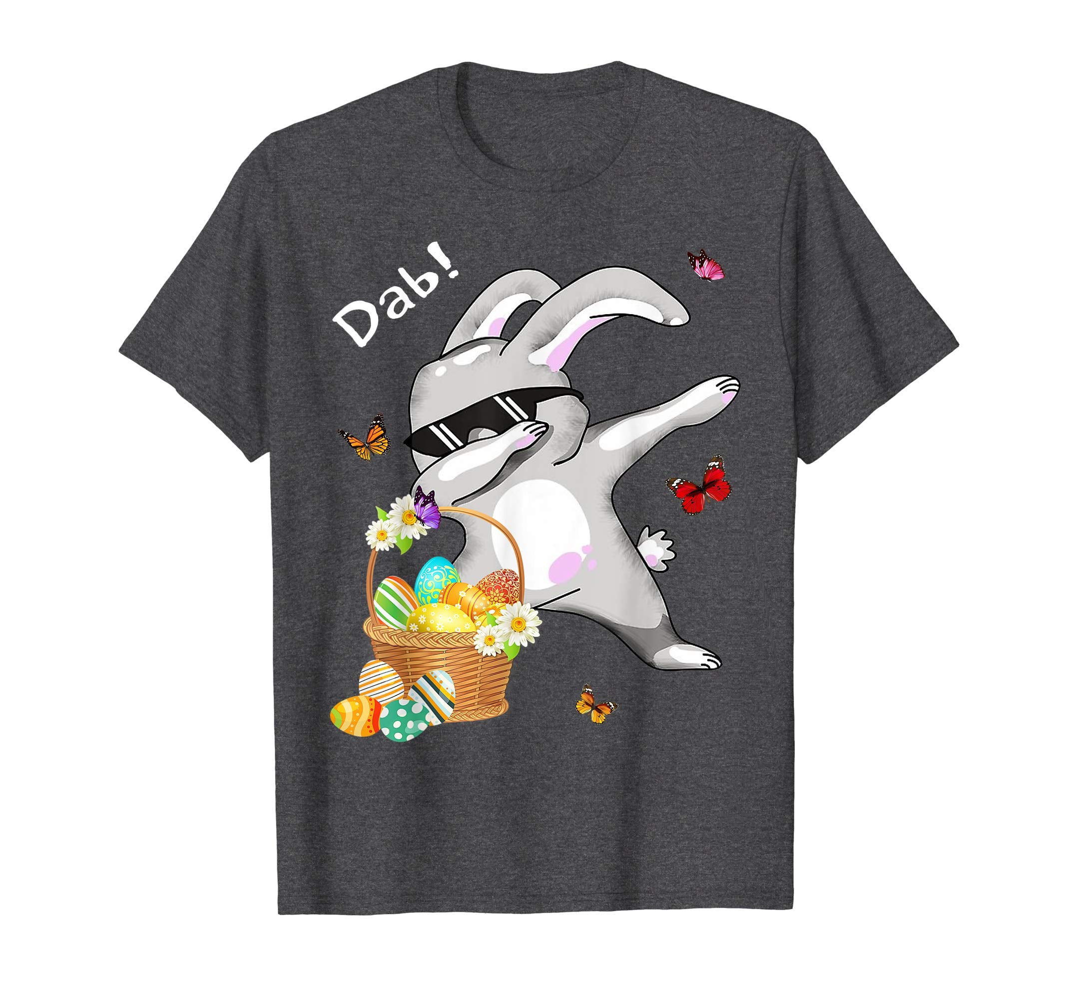 Easter Shirt For Kids Boys Girls Dabbing Easter Bunny Gift