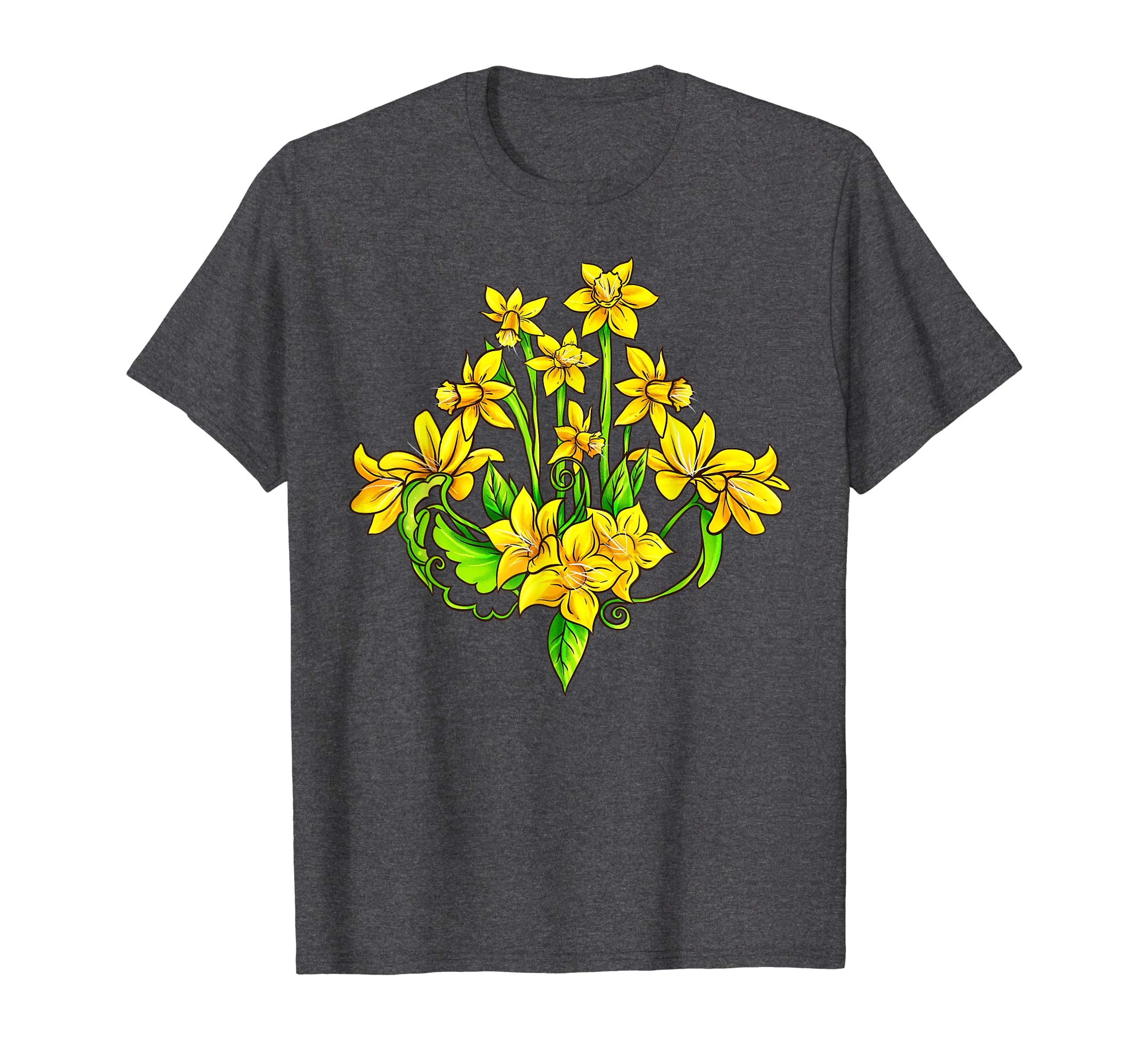 Daffodils Narcissus Flower Floral Spring Easter T-Shirt.