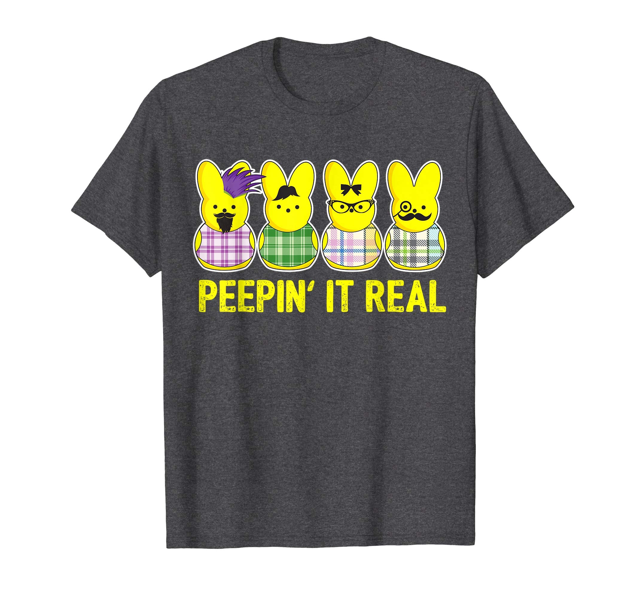 Peep Shirt Peepin it Real Hipster t-shirt Easter Bunny Gift