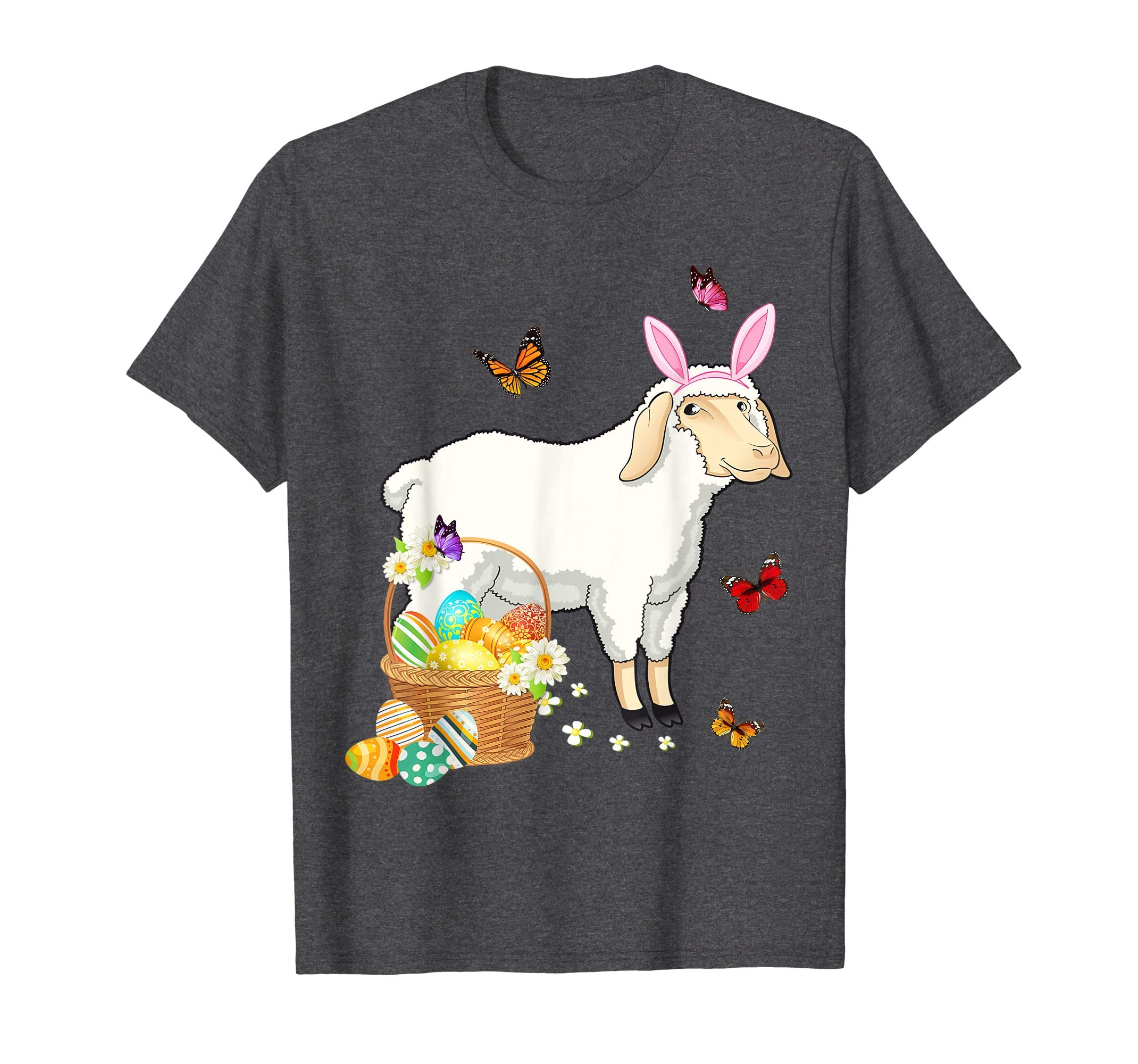 Sheep Bunny Hat Rabbit Easter Eggs Shirt Happy Ea