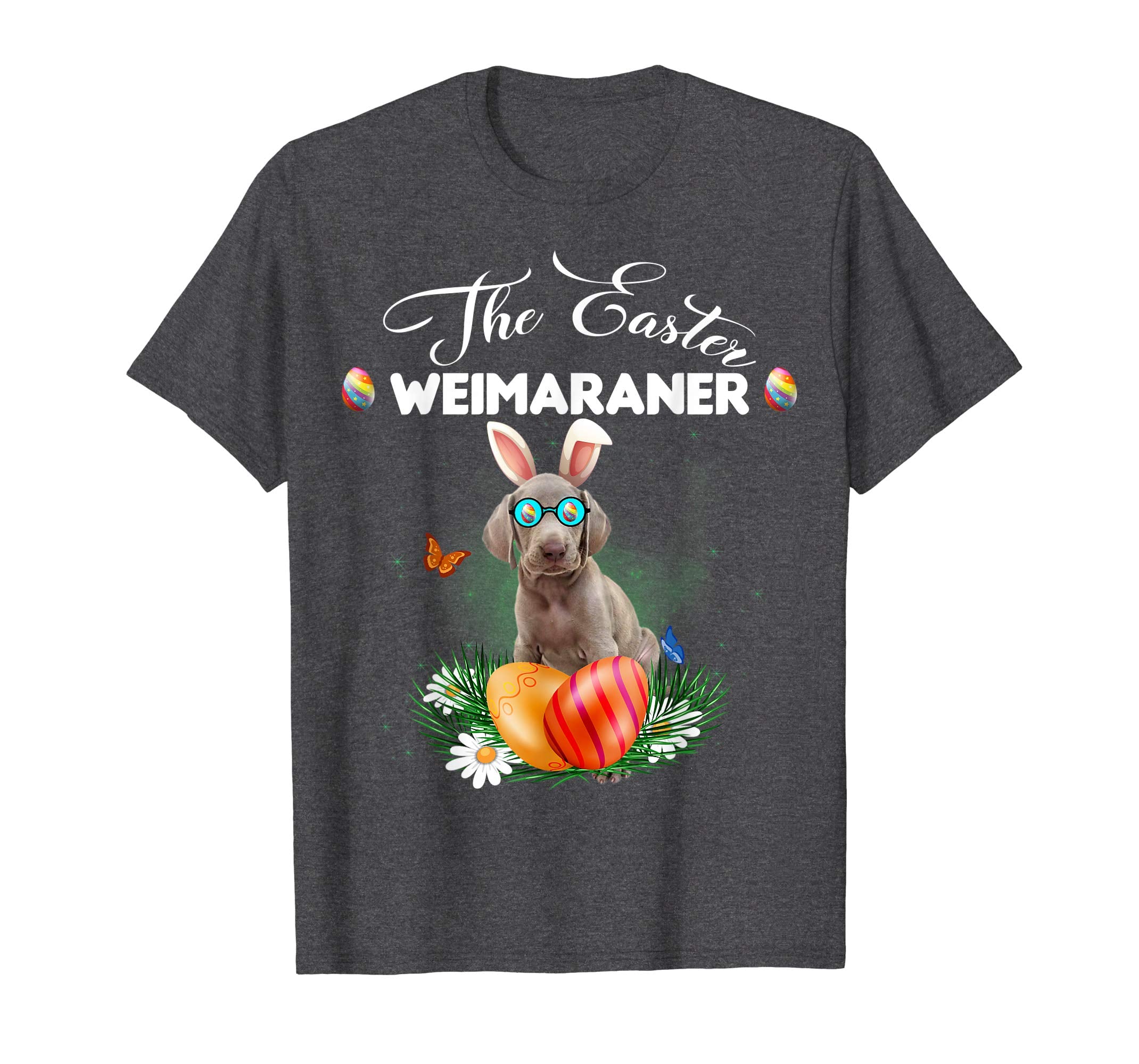 Weimaraner Bunny Easter Day Dog Gifts T-Shirt