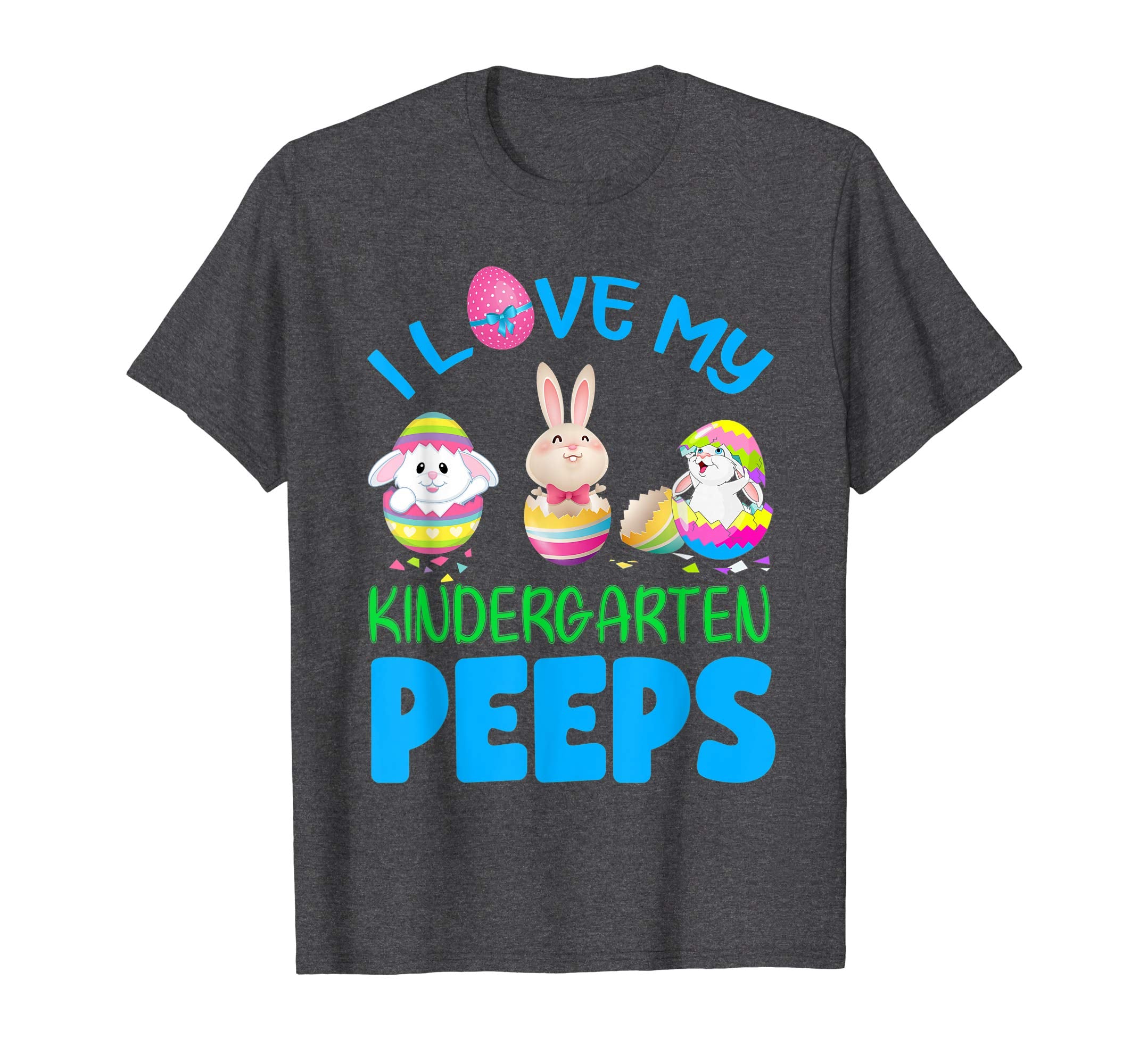 I Love My Kindergarten Peeps Happy Easter Teacher T Shirt