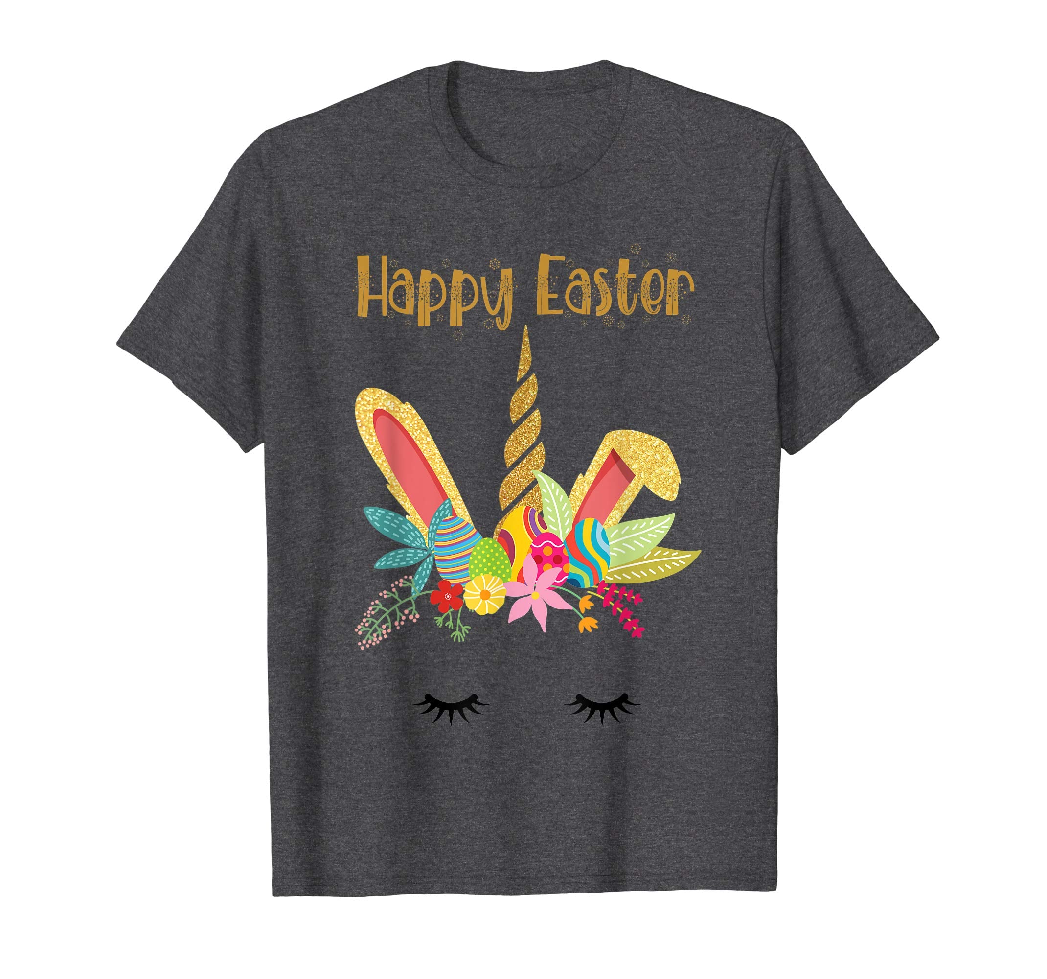 Bunny Unicorn Face Easter Shirts Easter Eggs Gift Birthday
