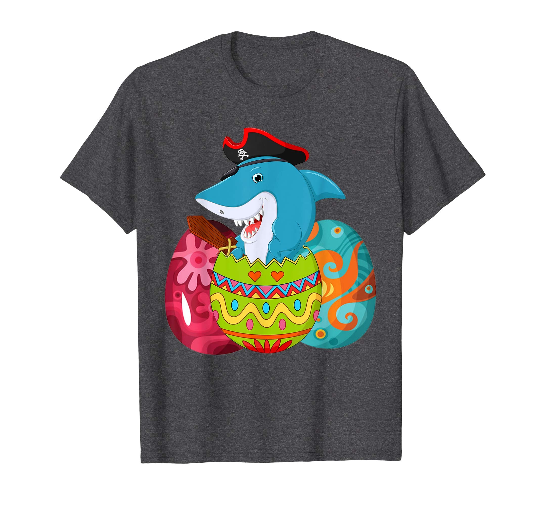 Cute shark inside Easter Eggs Tshirt Easter Shirt for kids