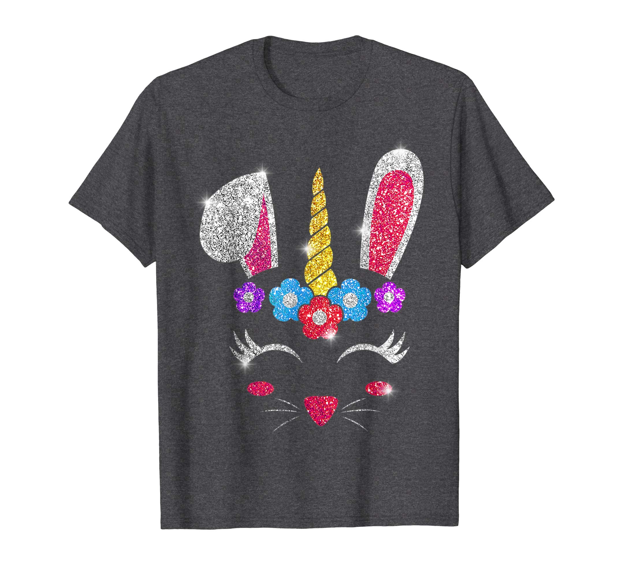 Rabbit Bunny Unicorn Easter day 2019 Shirt Gift Girl Kid