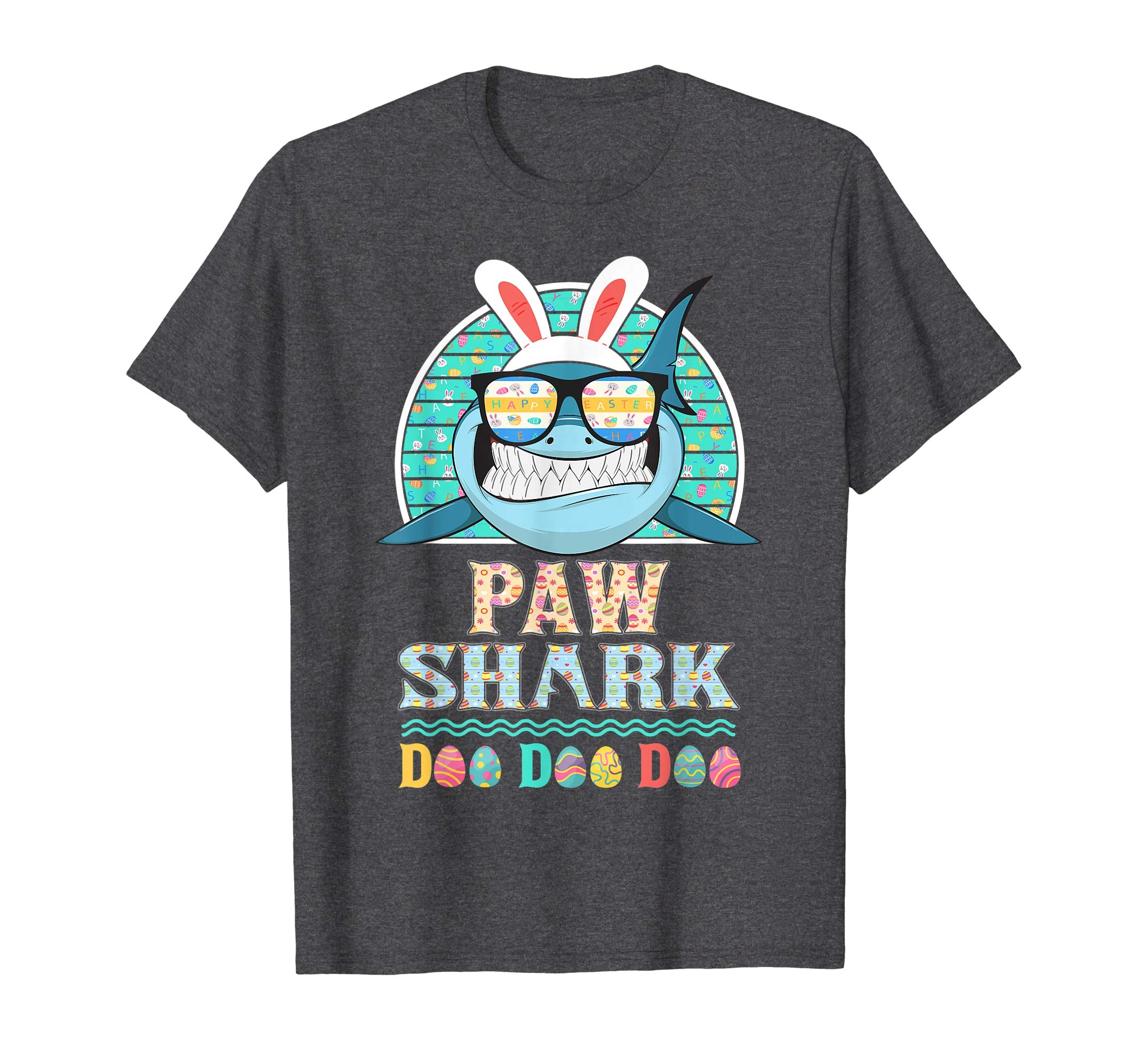 Funny Paw Shark Happy Easter Day Gift Family Shirt