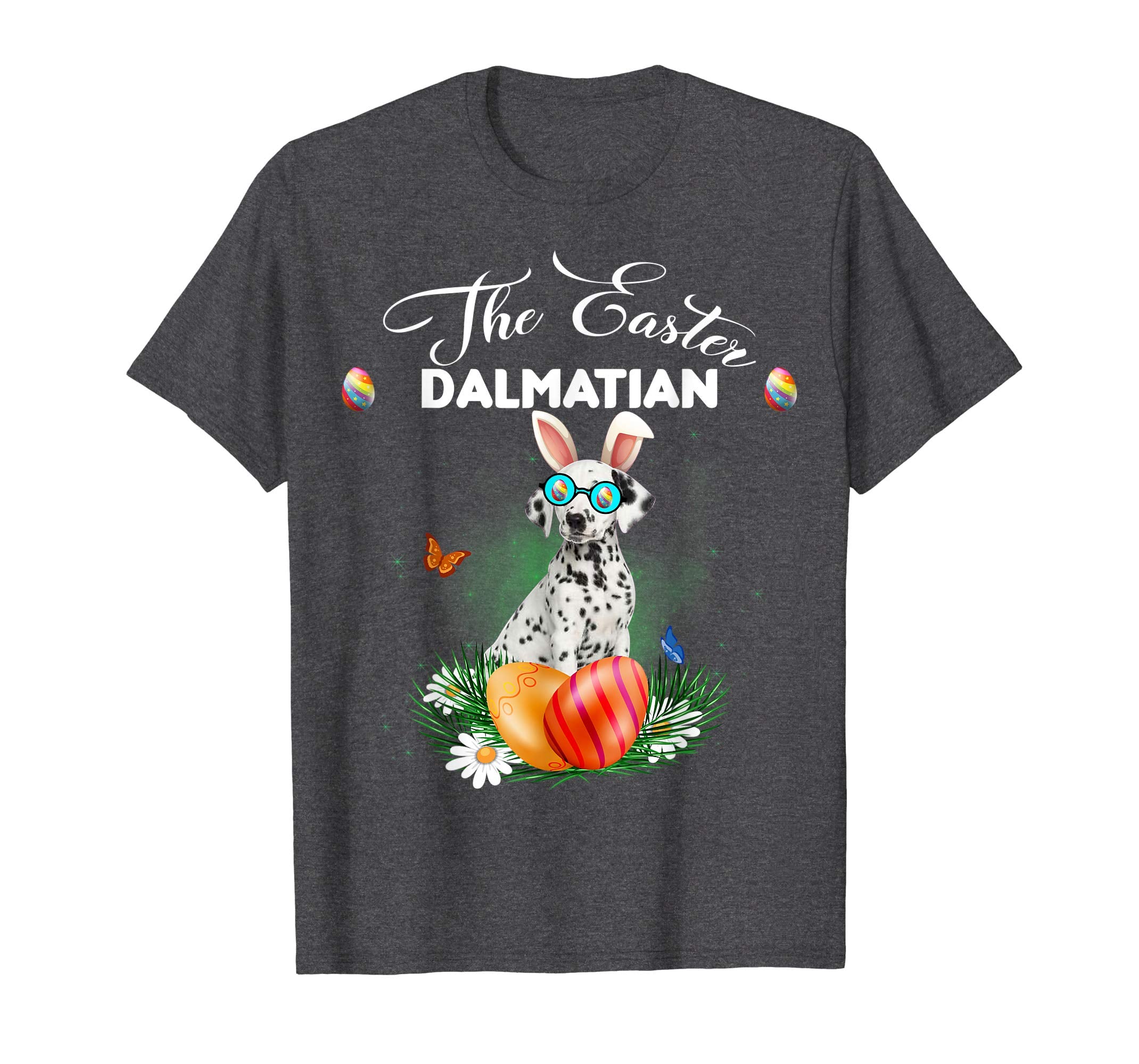 Dalmatian Bunny Easter Day Dog Gifts T-Shirt