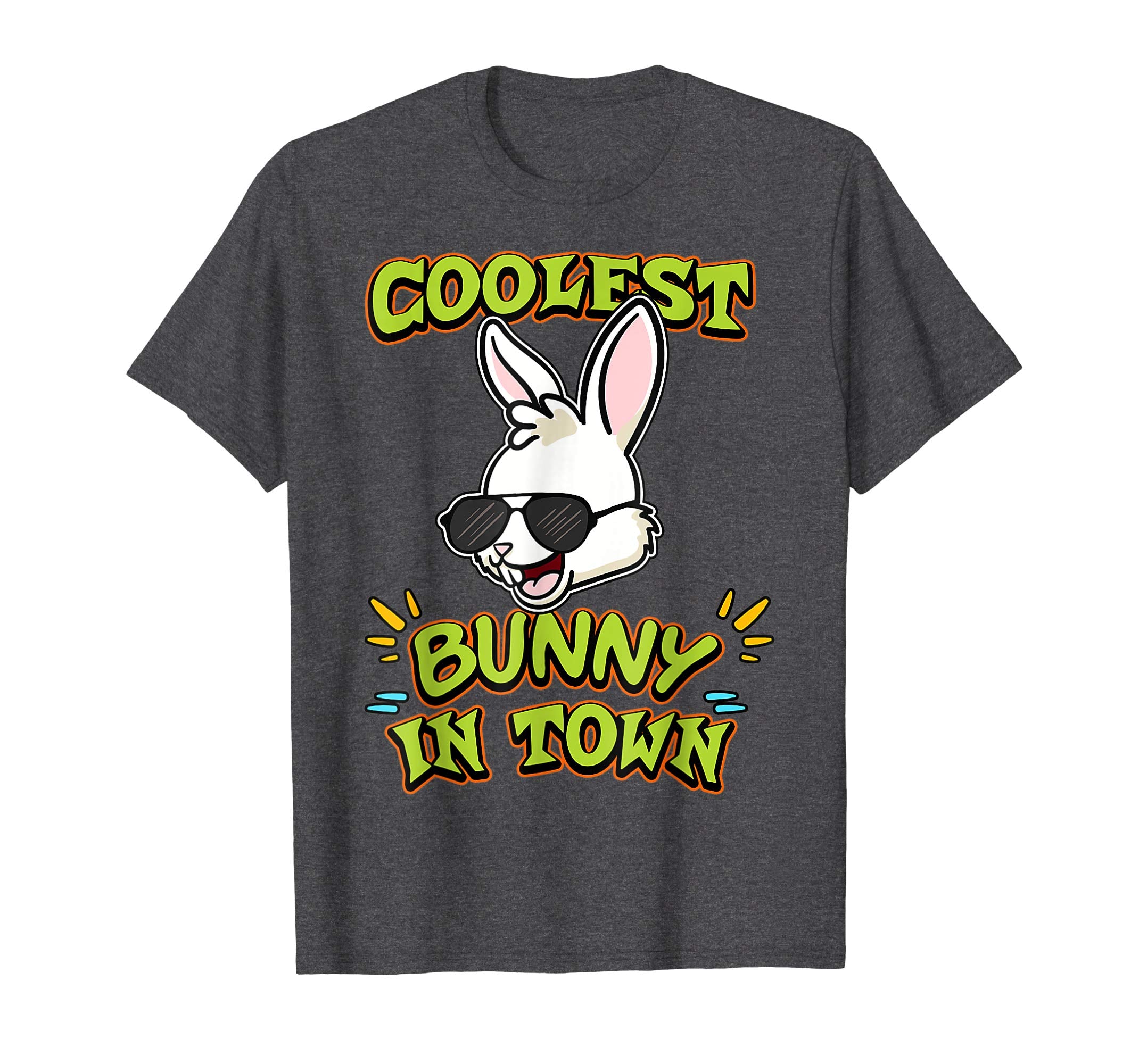 Coolest Bunny in Town Easter Day T Shirt Egg Hunt Gift Idea