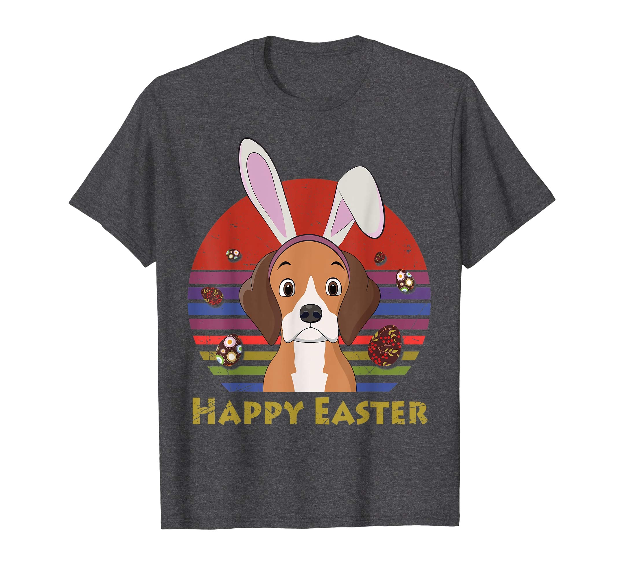 Beagle With Bunny Headband Happy Easter Tshirt Easter Gifts