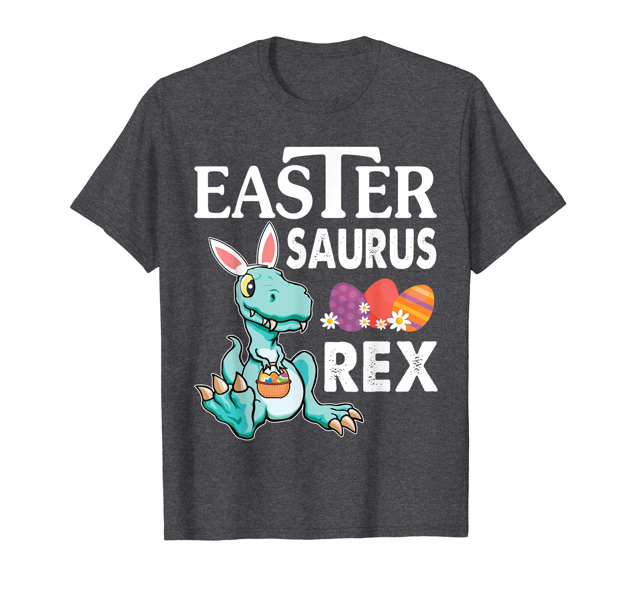 Dinosaur T-rex Bunny And Easter Eggs Shirt Easter Saurus Rex