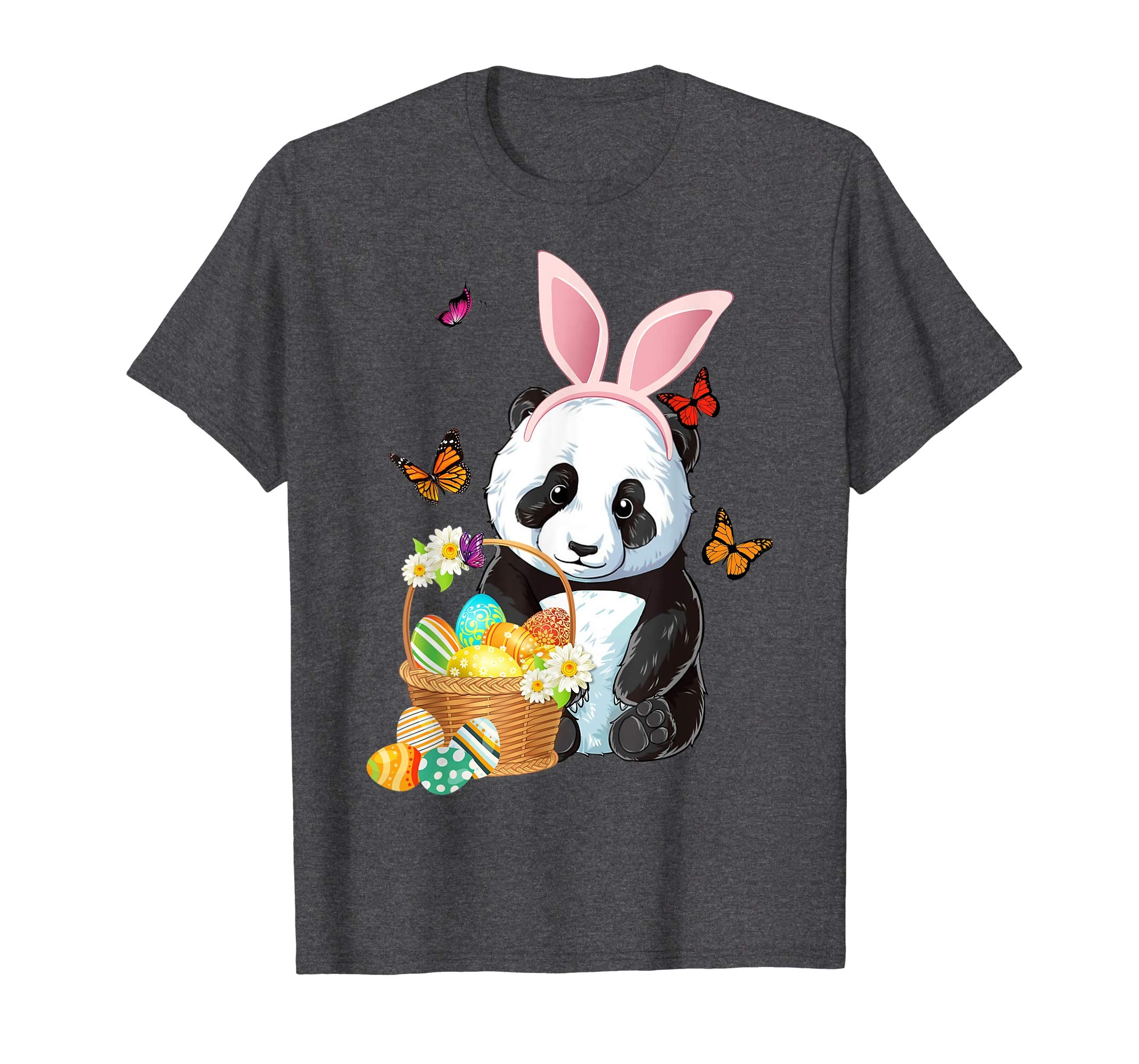 Panda Bunny Hat Rabbit Easter Eggs Shirt