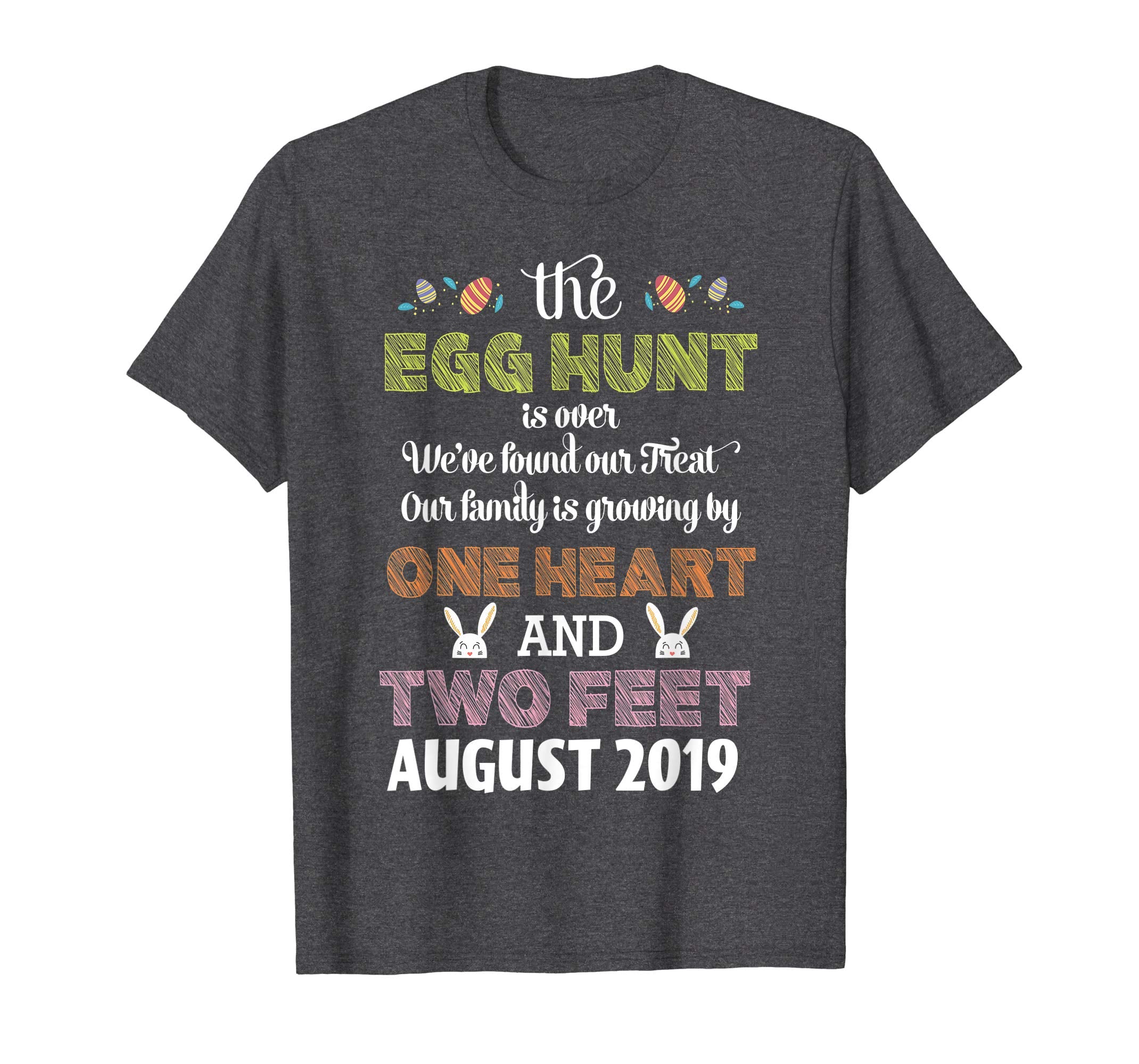 Pregnancy Announcement Due In August 2019 Easter Tshirt