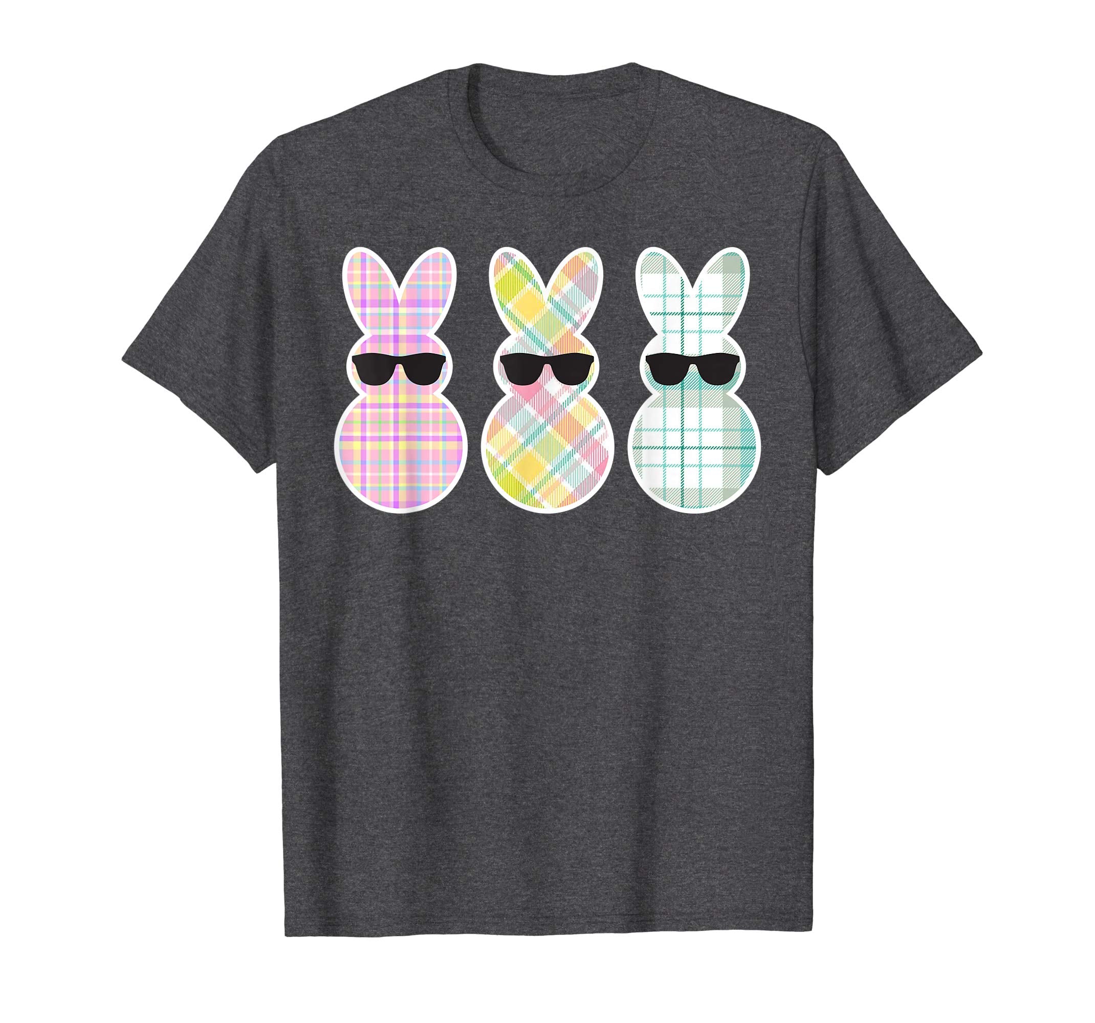 Cute Peeps- Bunny Easter Plaid T shirt -Happy Easter Gift