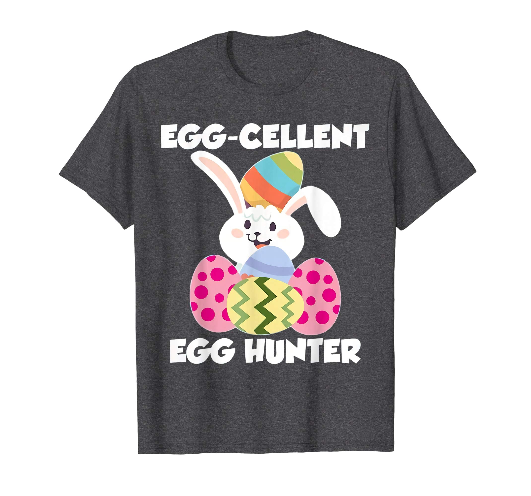 Egg-cellent Egg Hunter Easter T-Shirt Boys Girls Bunny Gift