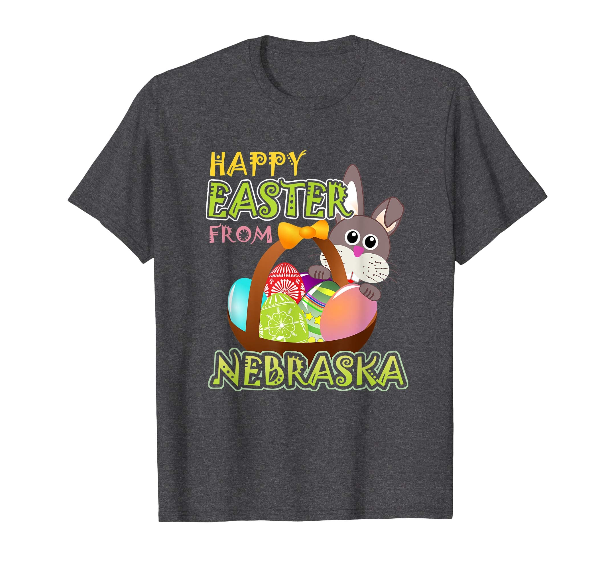 Happy Easter from Nebraska Funny States T-Shirt