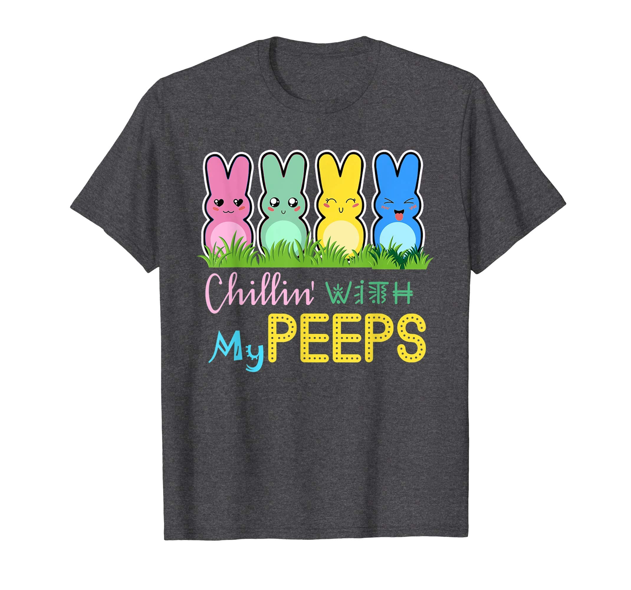 Chillin' With My Peeps Easter Bunny T-Shirt