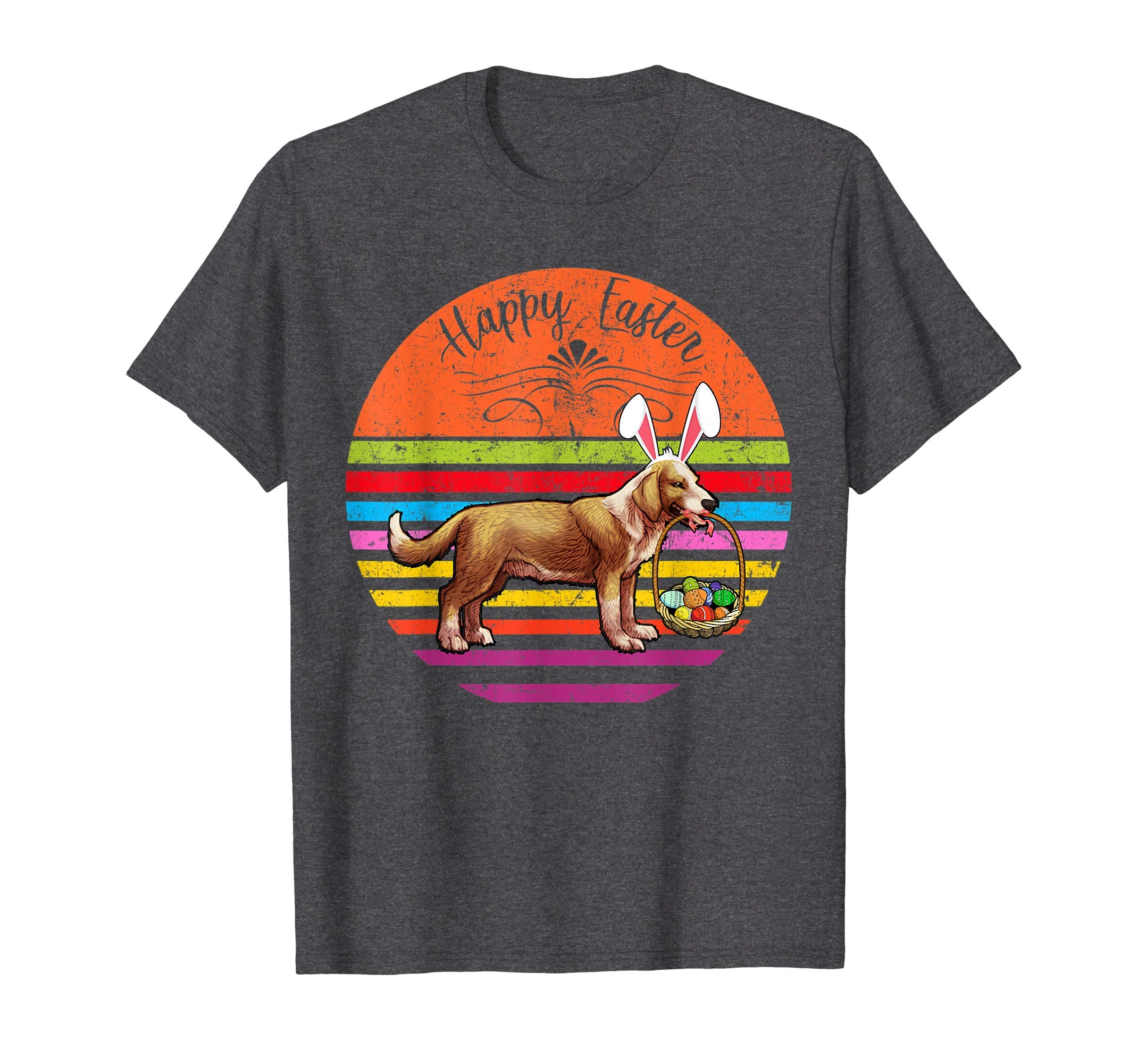 Vintage Drever Dog Easter Eggs Basket T Shirt