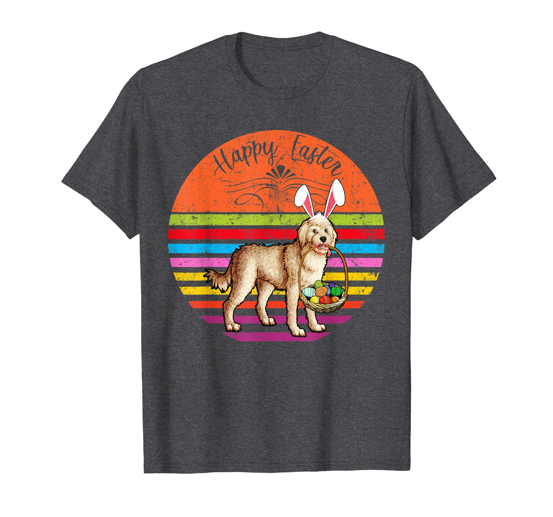 Vintage Cockapoo Dog Easter Eggs Basket T Shirt