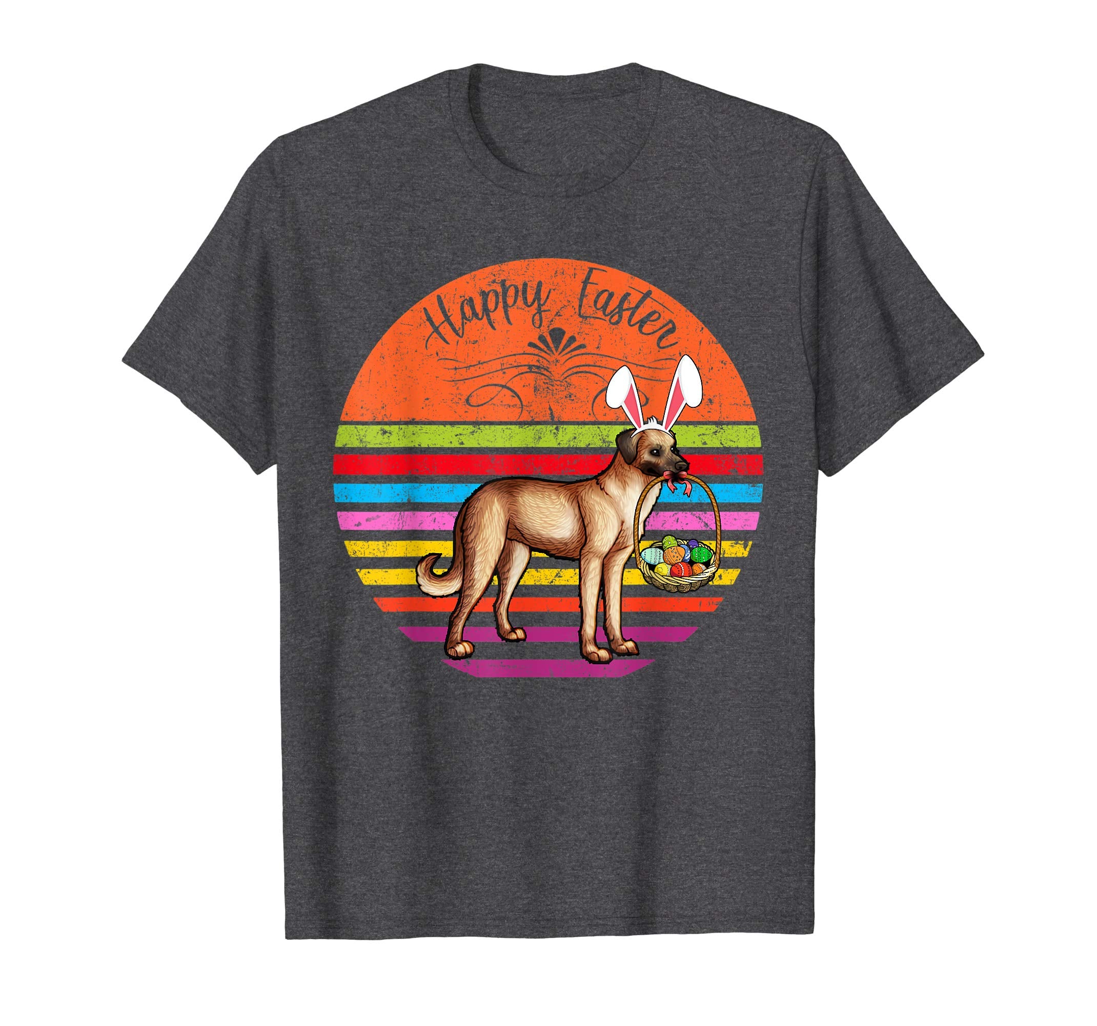 Vintage Anatolian Shepherd Dog Easter Eggs Basket T Shirt