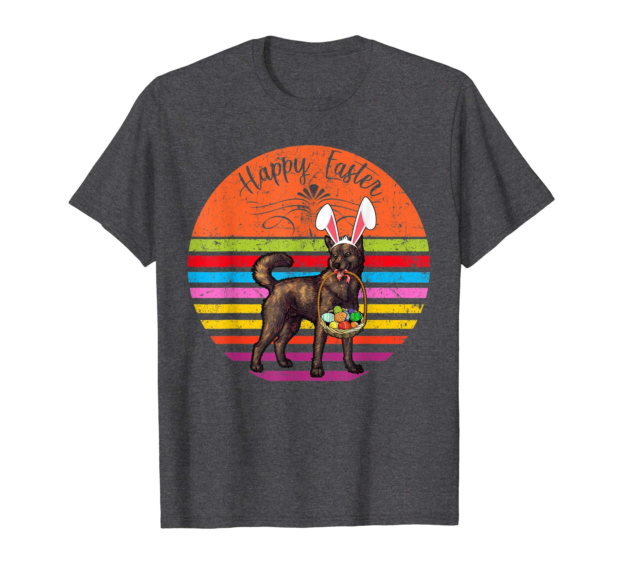 Vintage Kai Inu Dog Easter Eggs Basket T Shirt
