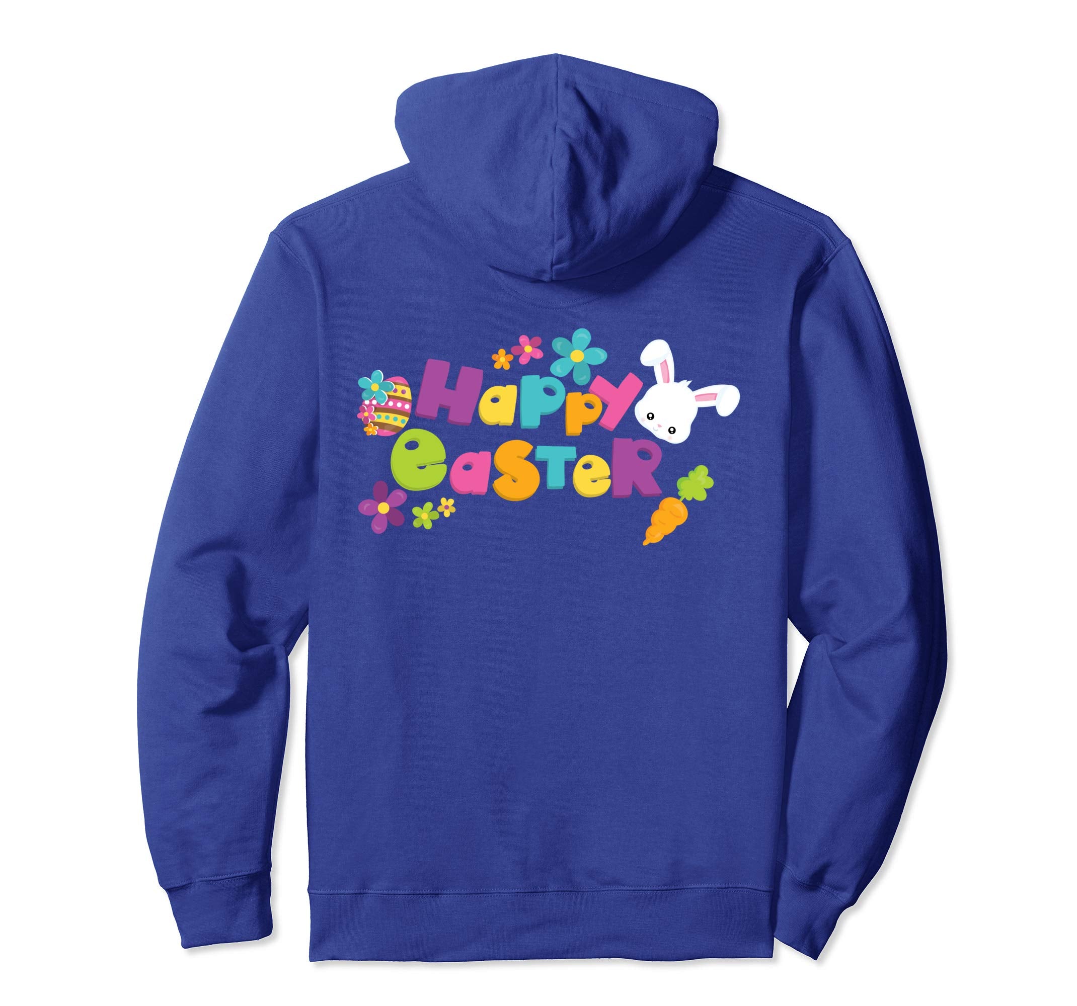 Happy Easter Shirt Cute Bunny Flower Carrots Hoody Hoodie