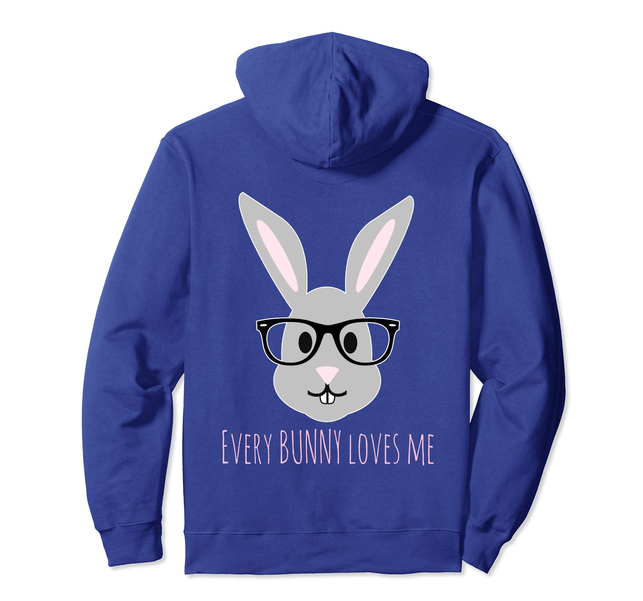 Happy Easter Shirt Bunny Head with Glasses Hoody Hoodie