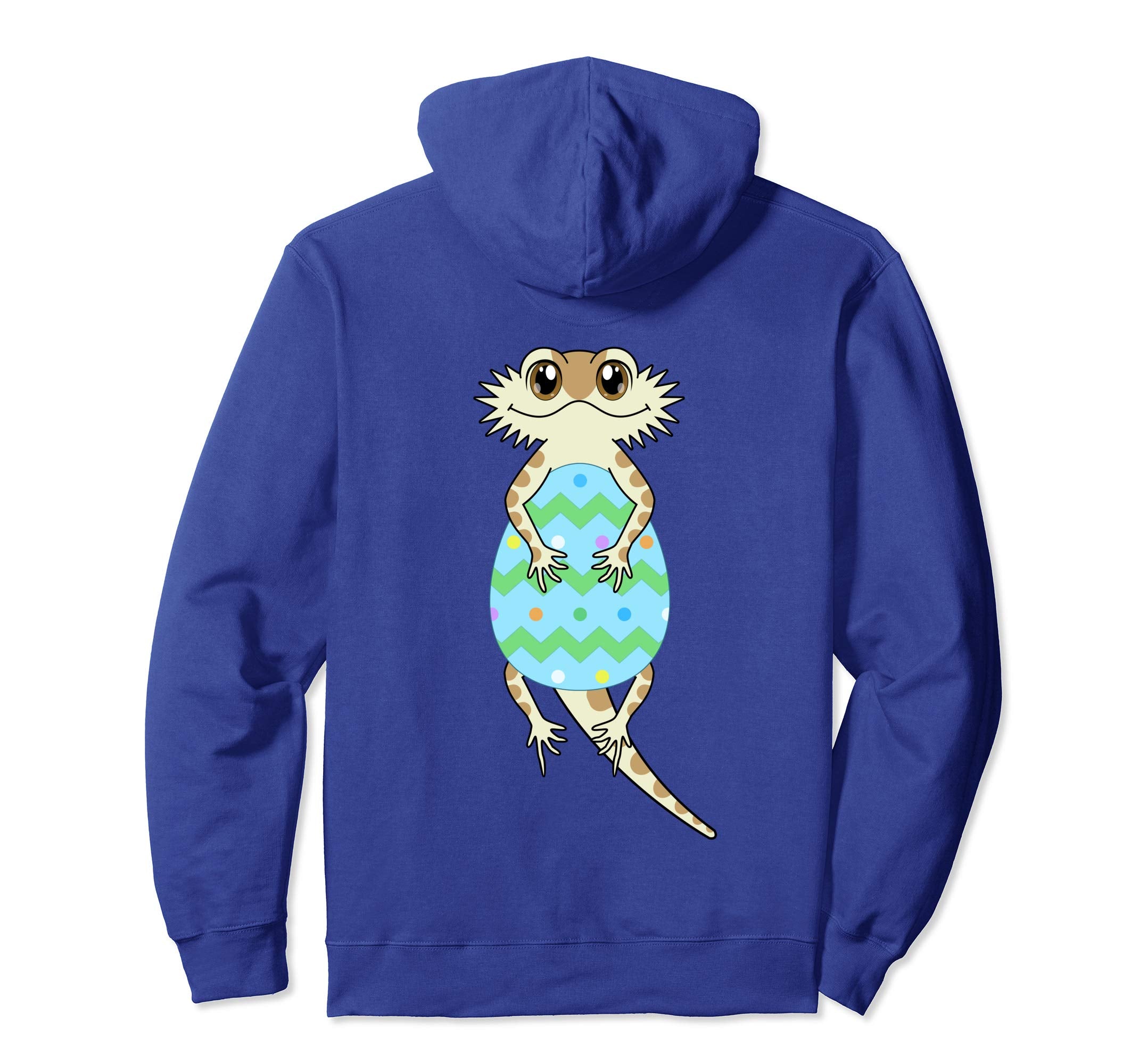 Bearded Dragon Easter Hoodie Cartoon Cute Easter Egg