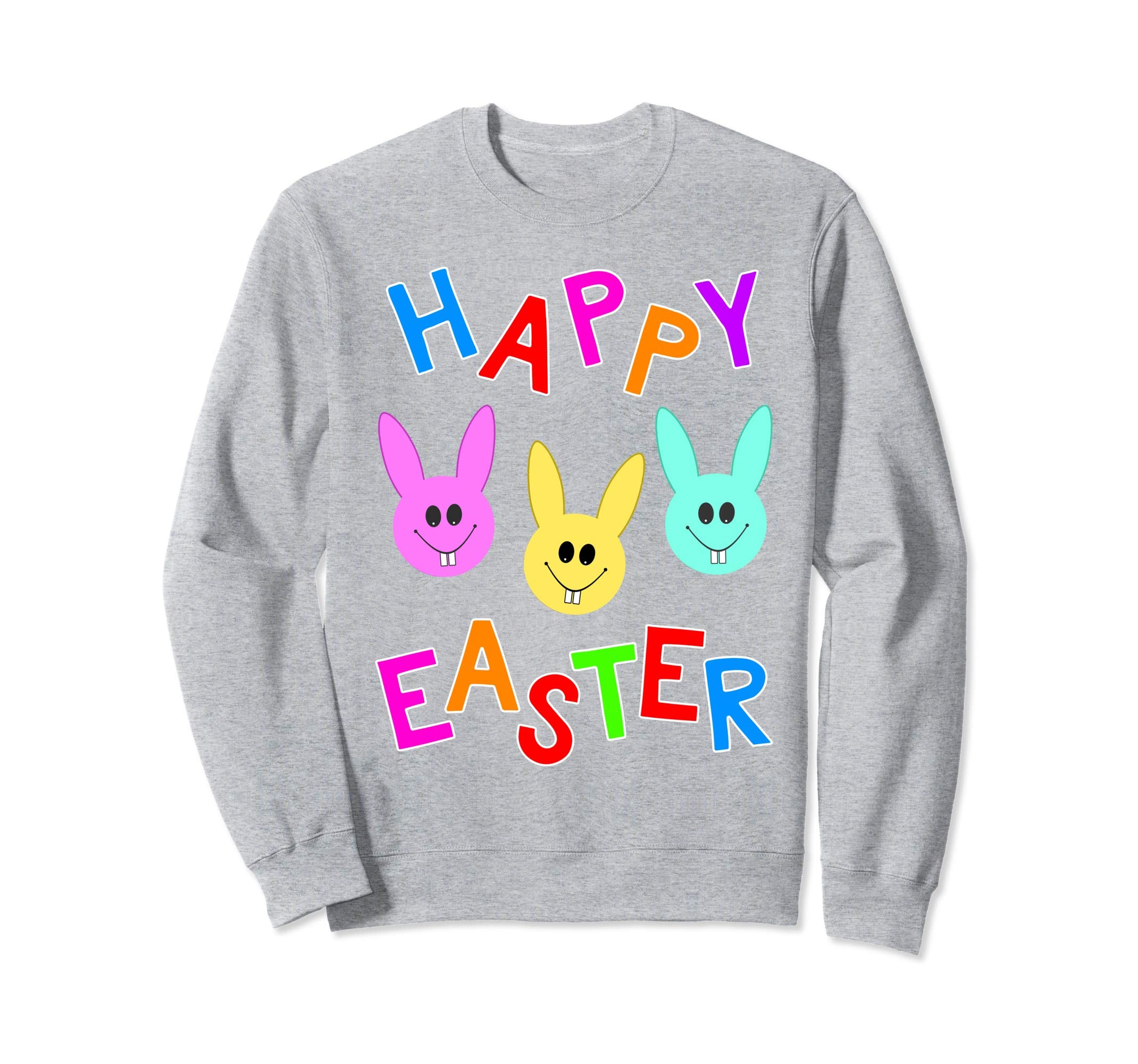 Happy Easter T shirt Cute Bunnies Colorful Bunny Gift