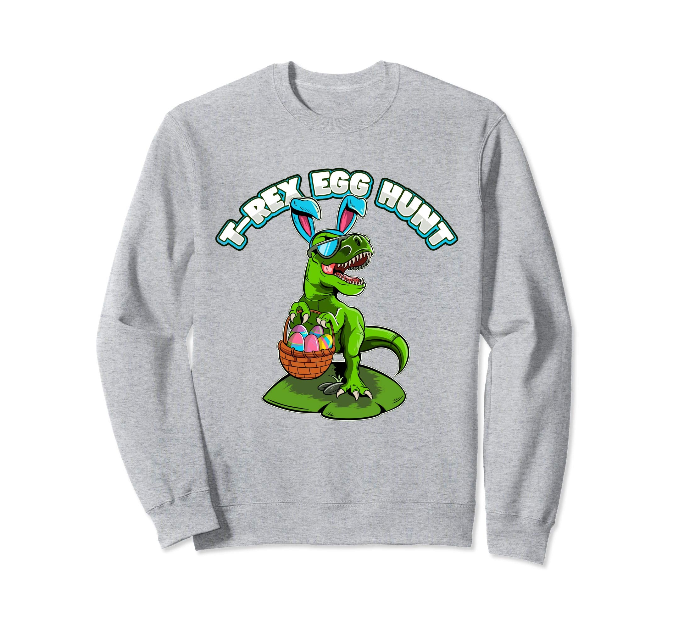 T-Rex Egg Hunt Easter Sweatshirt