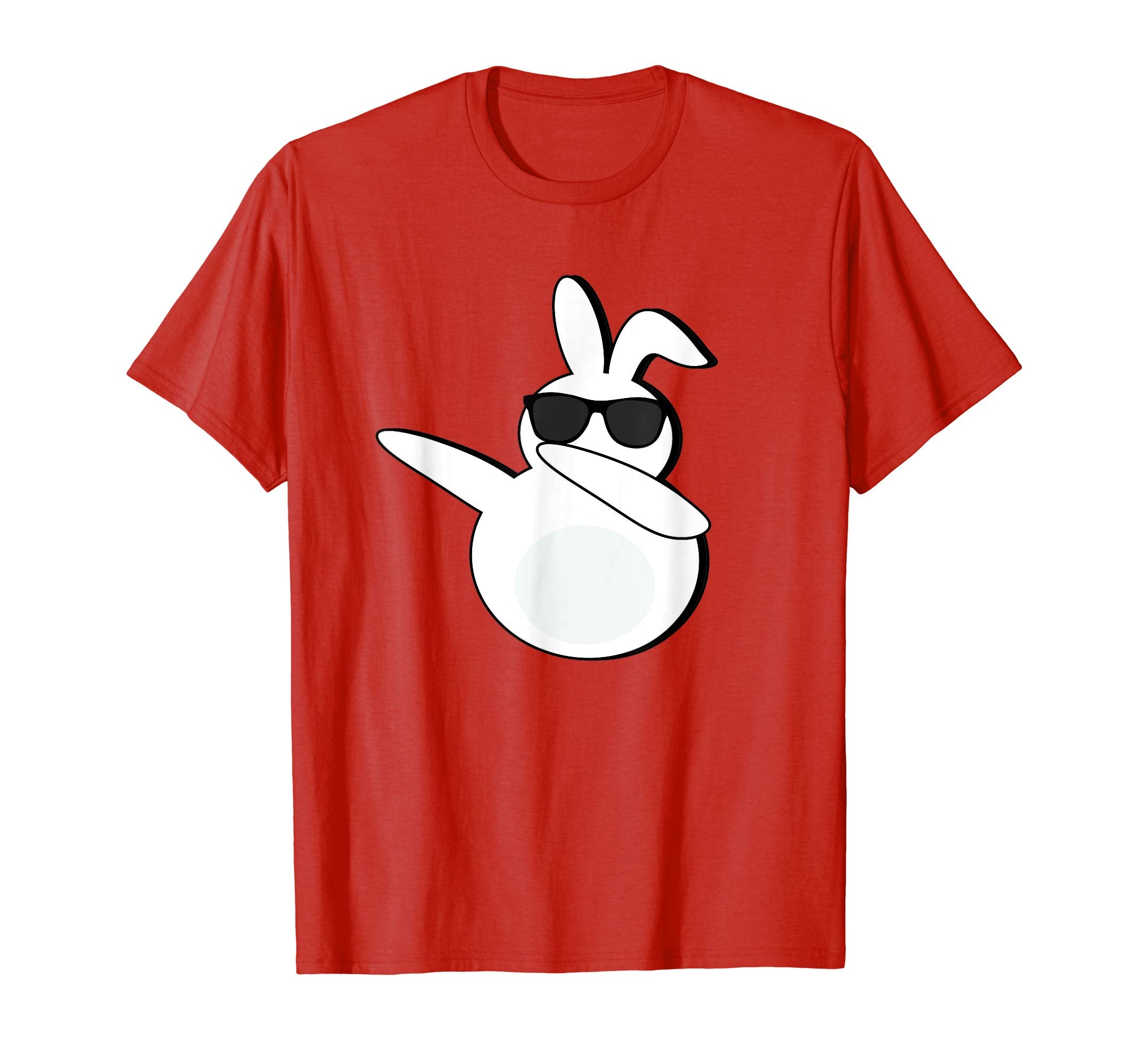 Funny Dabbing Hip Hop Bunny Easter With Sunglasses t-Shirt