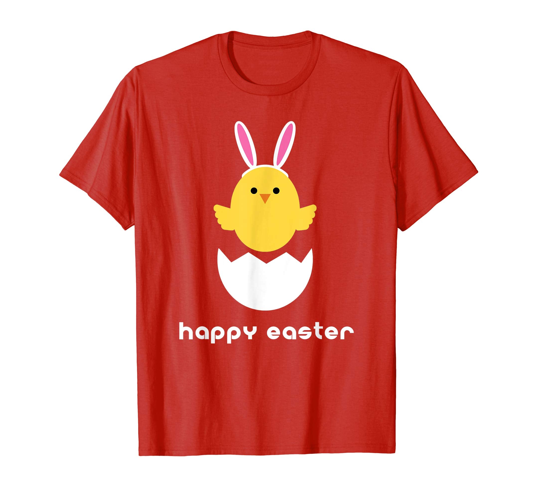 happy easter Bunny Ears Chicken Egg Fun Holiday T-shirt