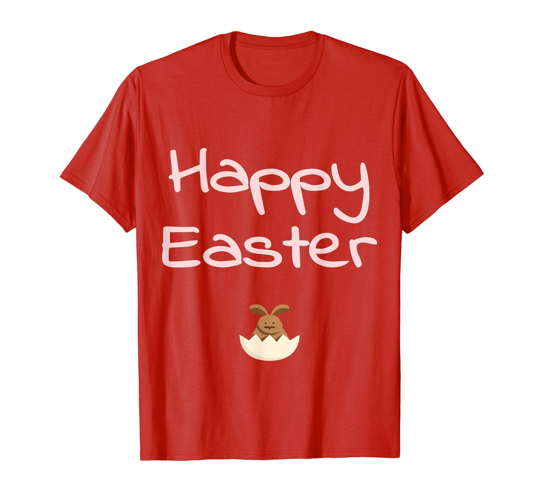 Happy Easter T Shirt with Easter bunny
