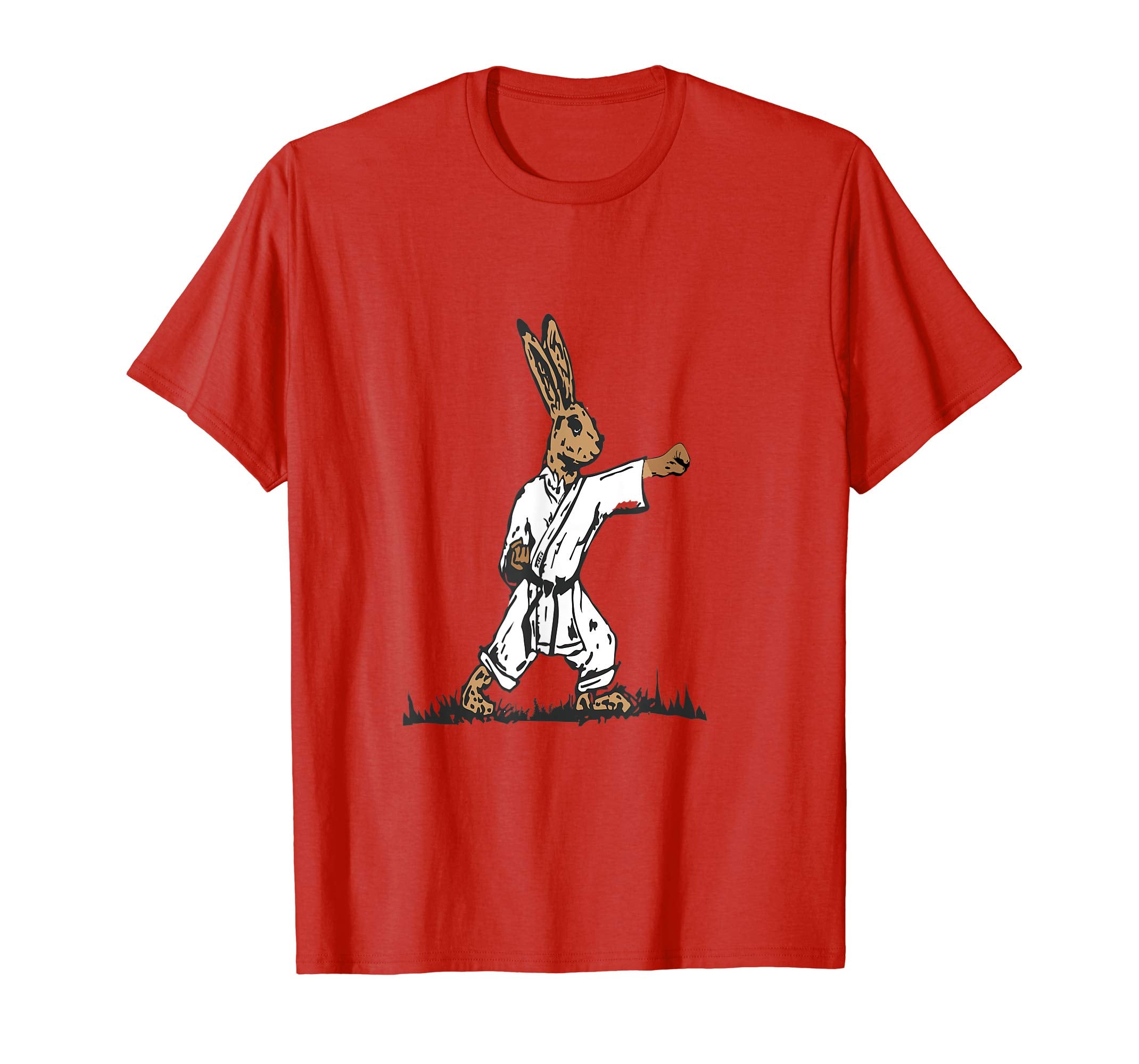 Easter Chocolate Bunny In Karate Gi T-Shirt
