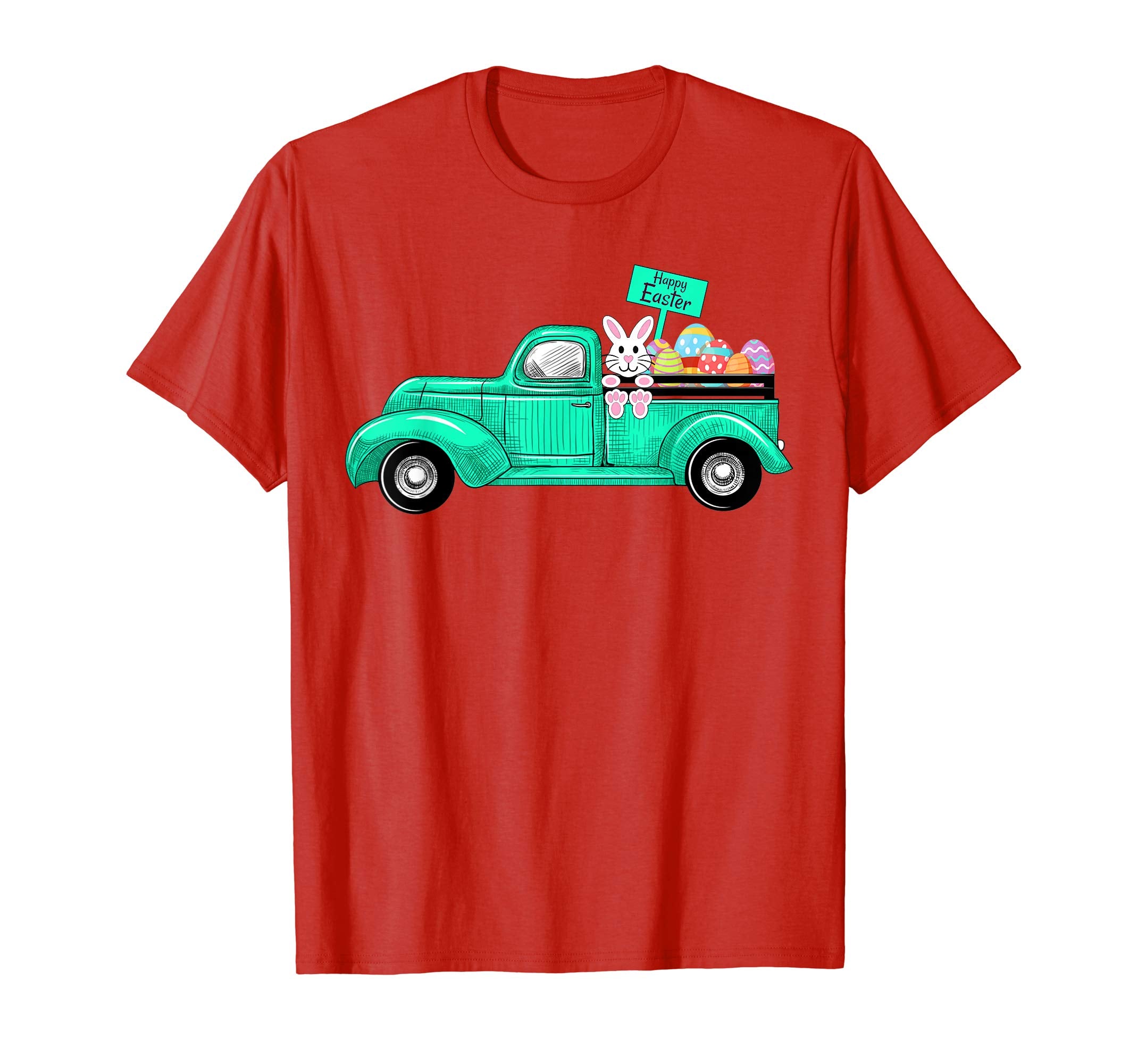 Happy Easter peeps Rabbit Truck Lover Vintage Cute Shirt