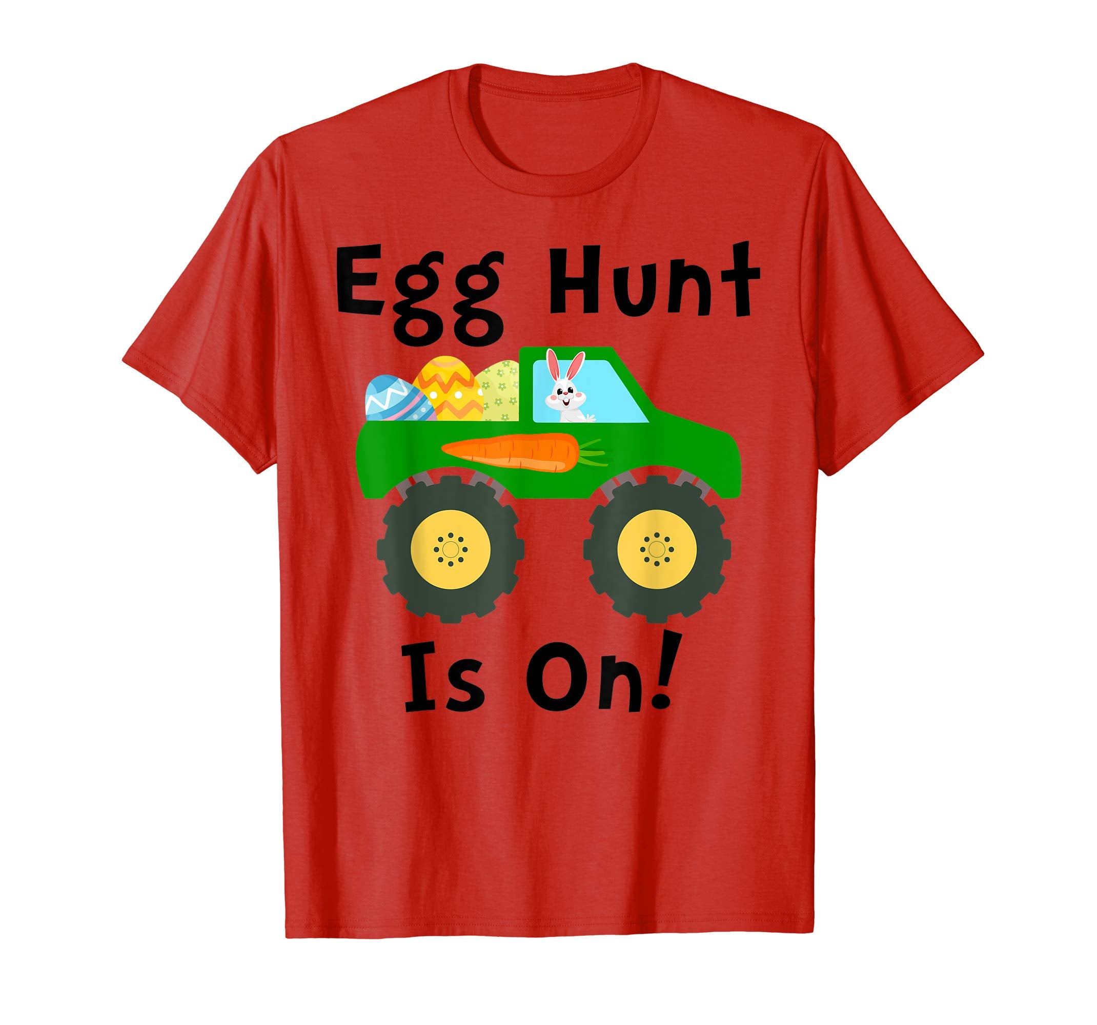 Egg Hunt Is On Tshirt Monster- Truck Lovers Easter Kids Shir