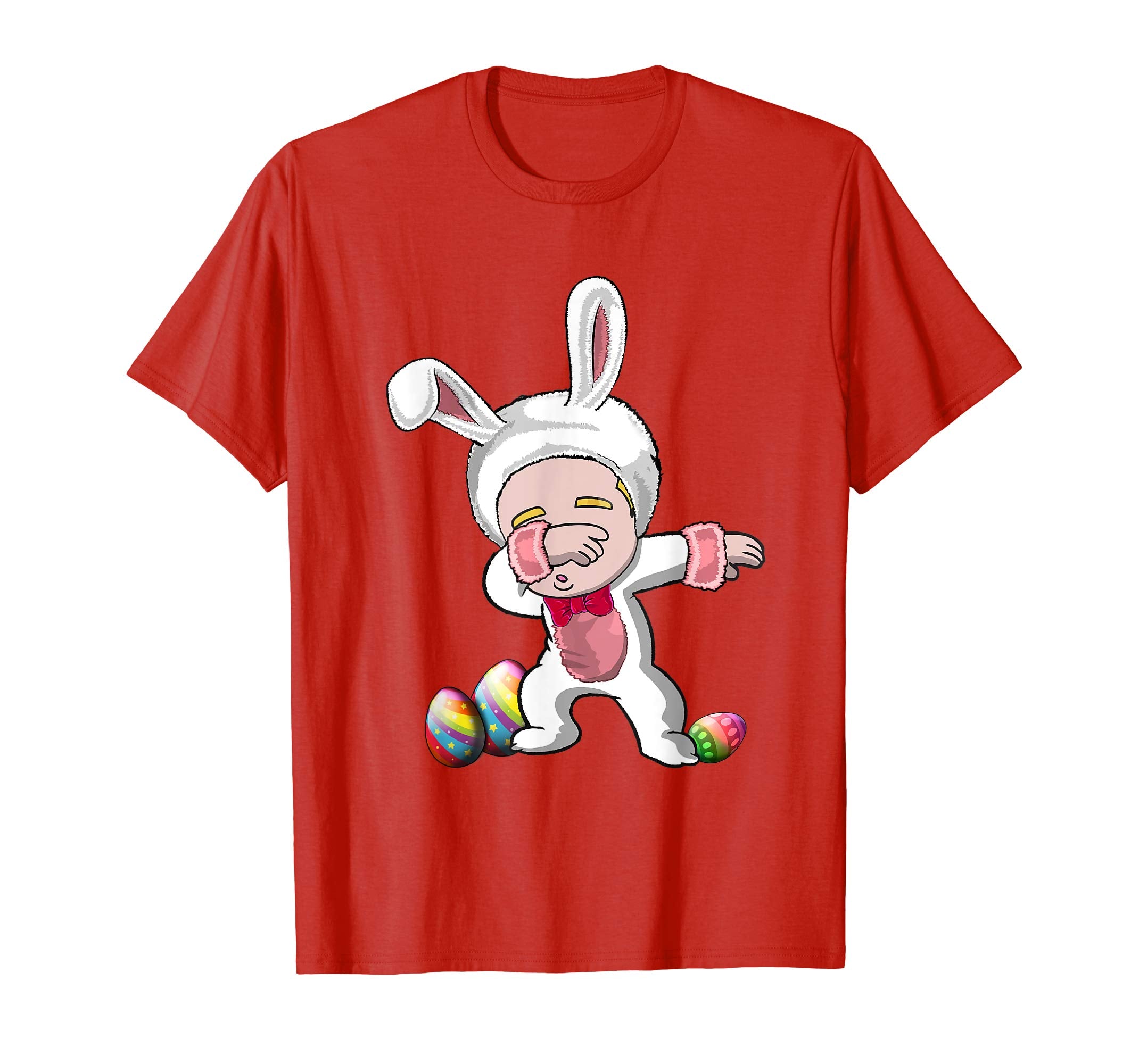 Easter Bunny Kid Dabbing Shirt Funny Easter Gift Boys Girls