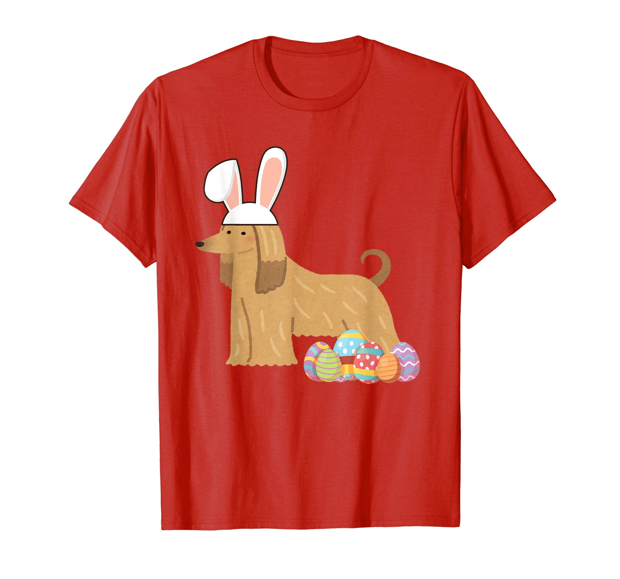 Easter Shirt Afghan Hound Funny Bunny Ears &amp; Eggs Gift