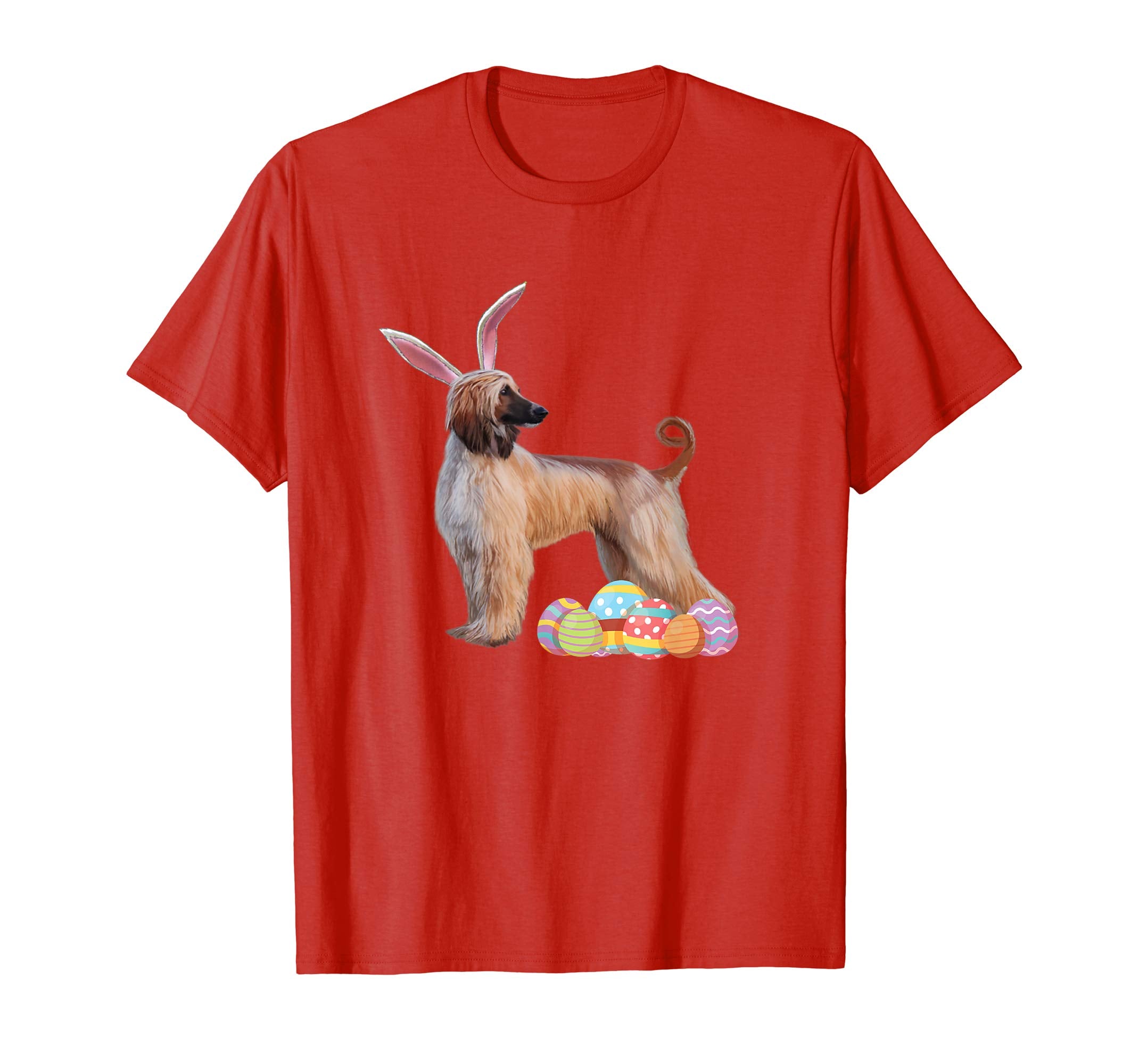 Easter Shirt Afghan Hound Funny Bunny Ears &amp; Eggs Gift