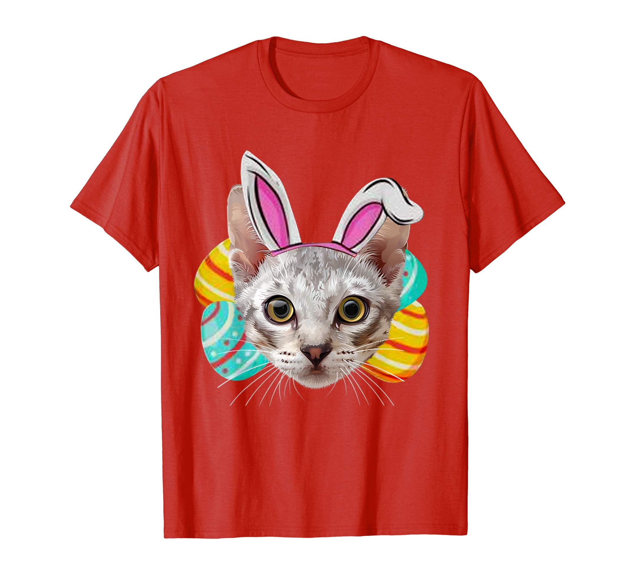 Cat Easter Bunny Lover T-Shirt Funny Costume Gift Tee