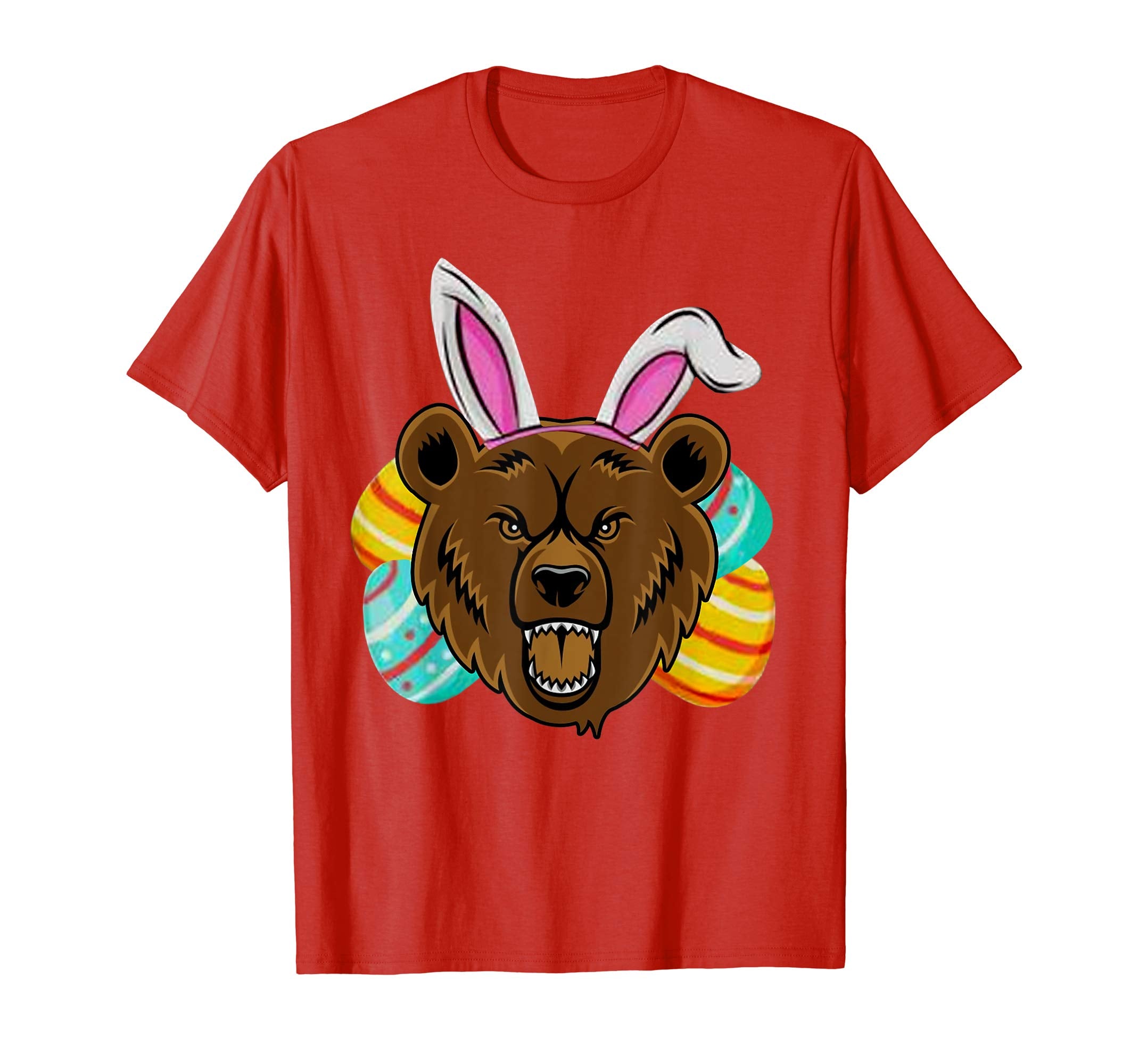 Bear Easter Bunny Lover T-Shirt Funny Costume Gift Tee