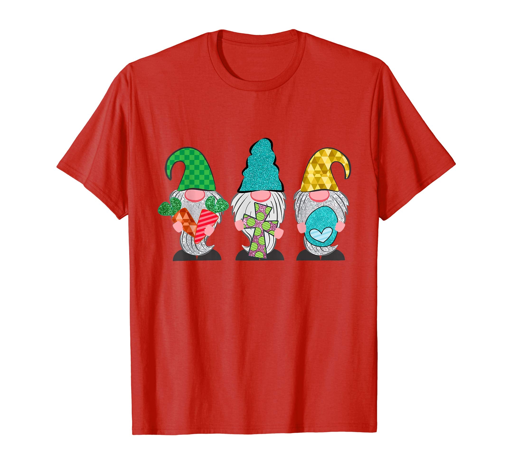 Three Gnome holding Easter egg funny shirt for men women kid
