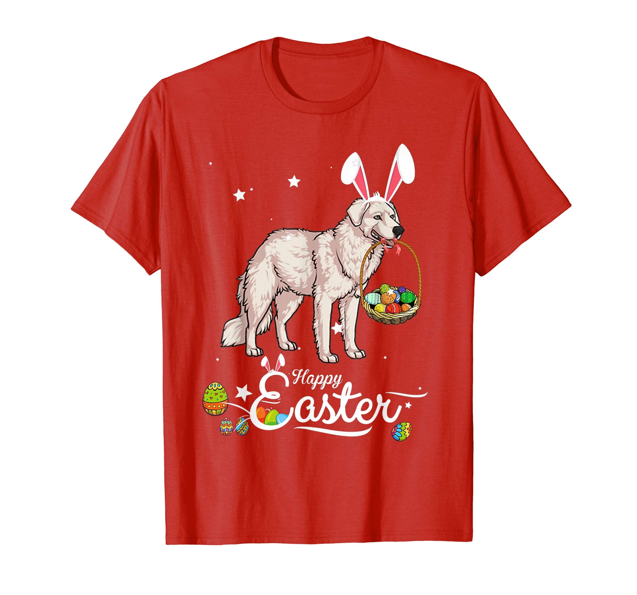 Kuvasz Dog With Bunny Hat Easter Costume T Shirt