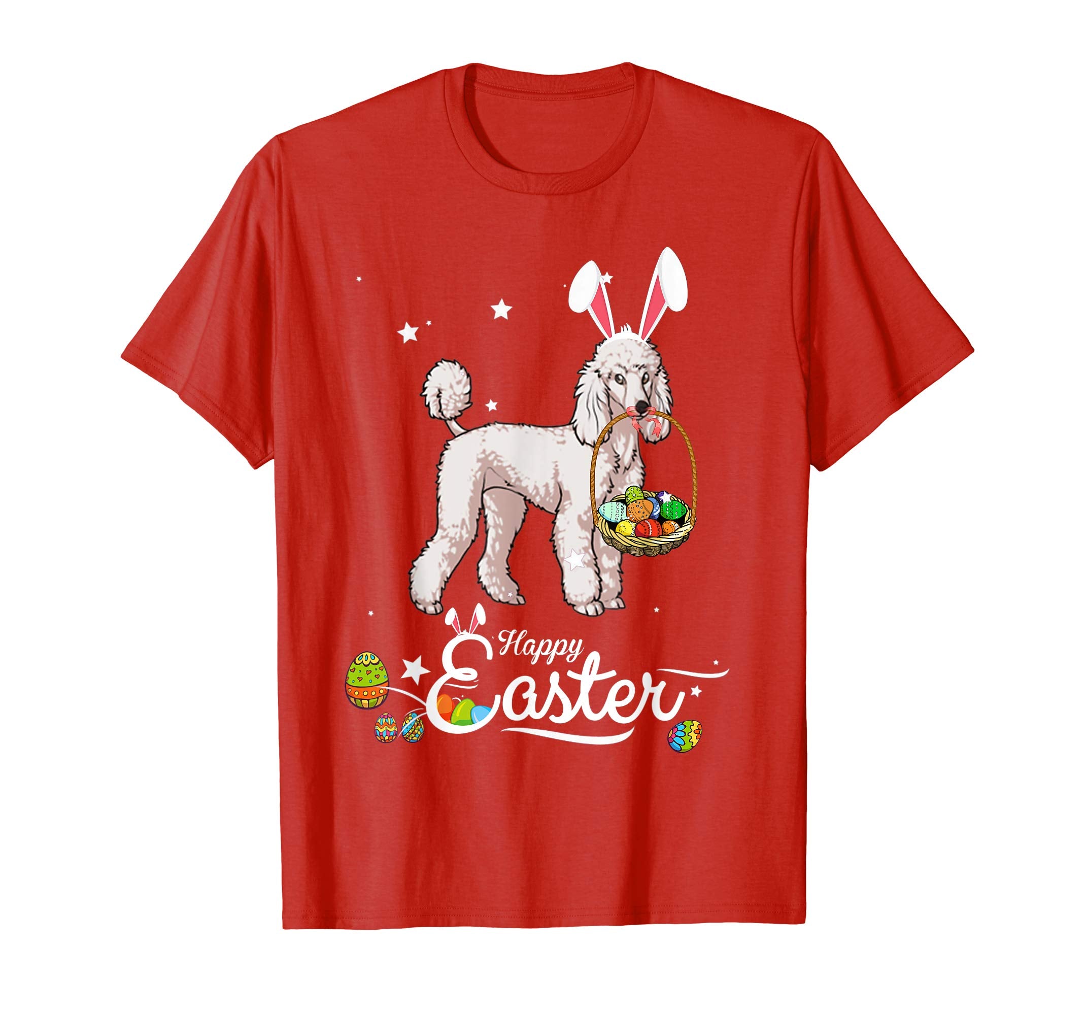Poodle Dog With Bunny Hat Easter Costume T Shirt