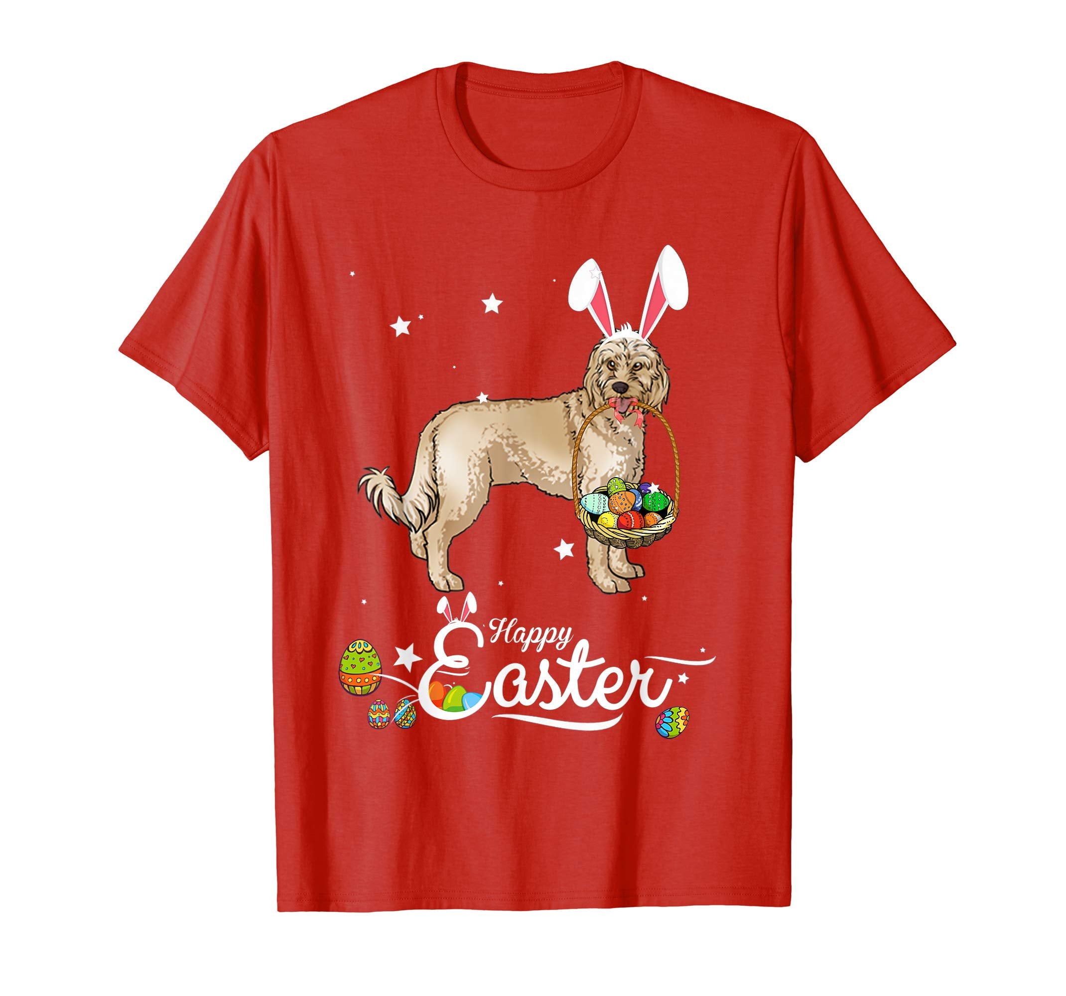 Cockapoo Dog With Bunny Hat Easter Costume T Shirt