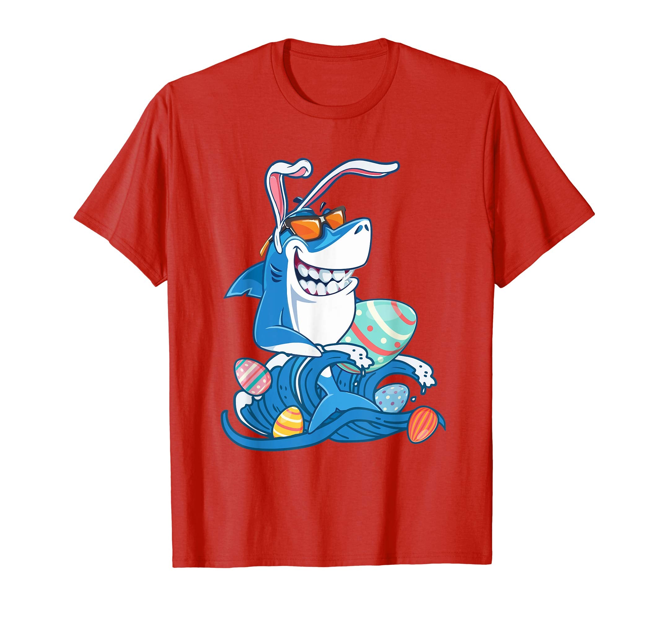 Bunny Shark With Eggs Shirt Gift For Easter Day 2019