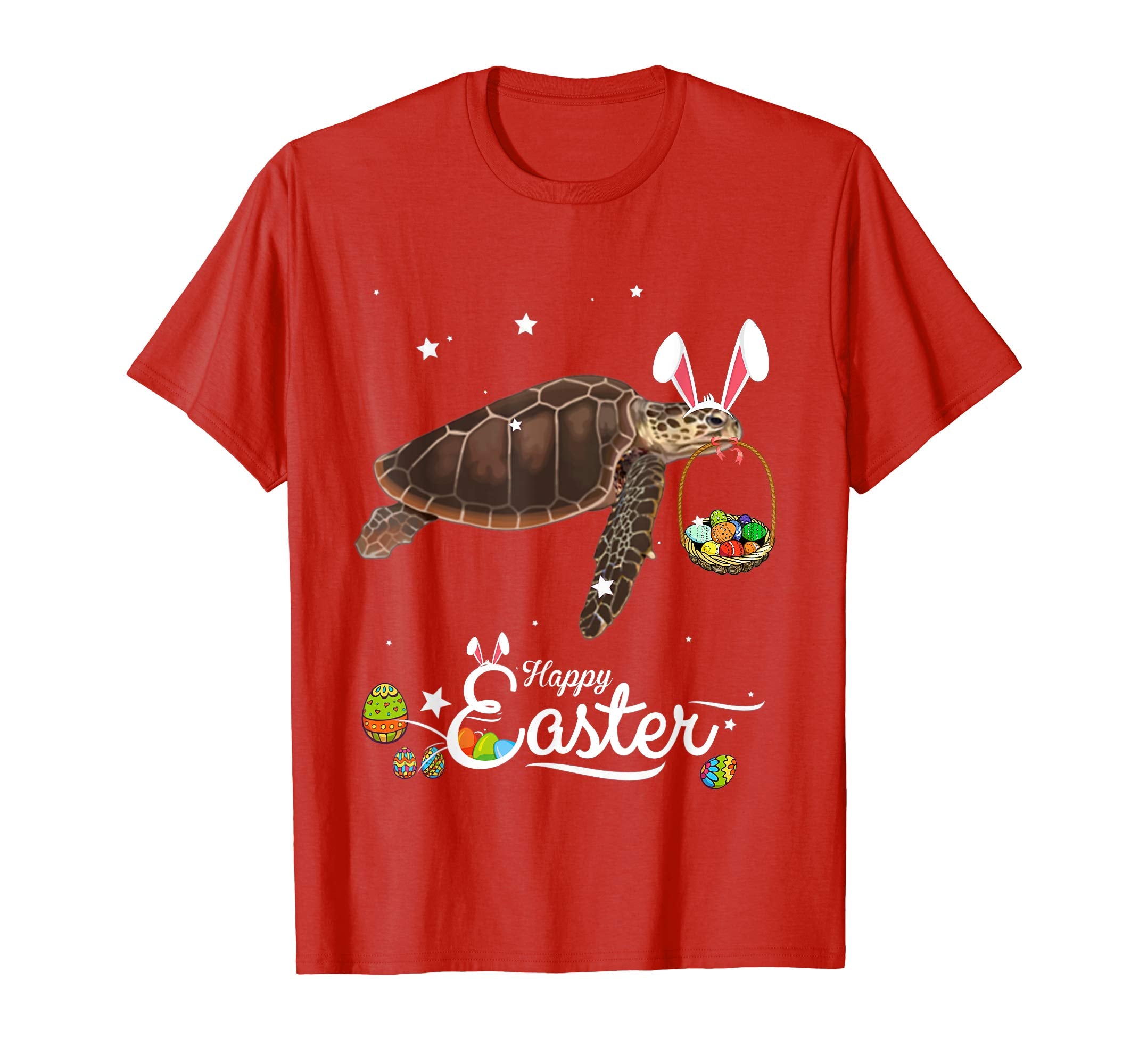 Cute Easter Turtles with Bunny Ears and Eggs T Shirt
