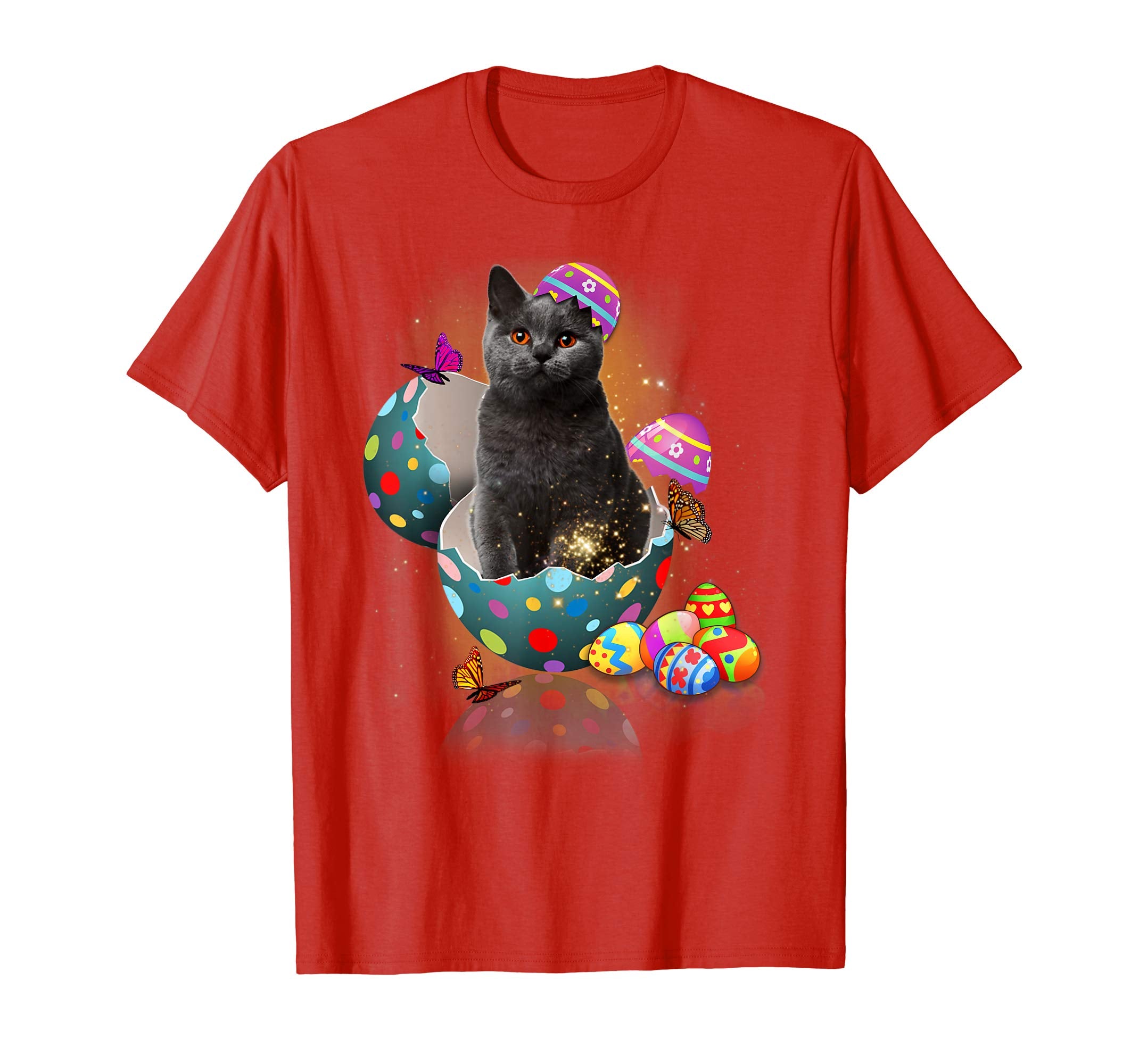 Cat Hatching From Easter Egg Cat Easter Shirt